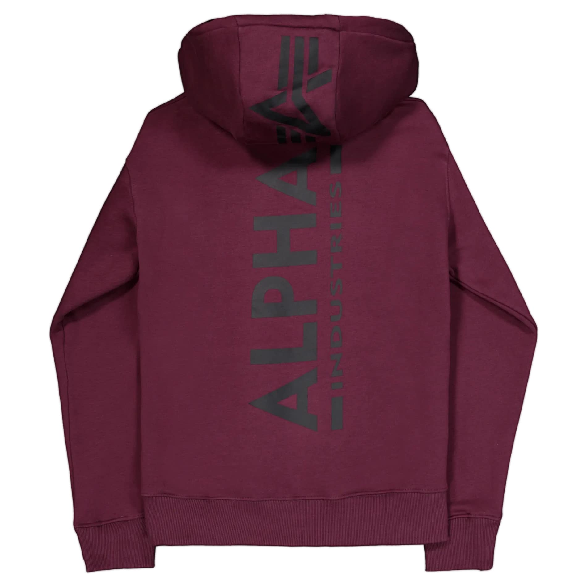 Кофта Alpha Industries Back Print Hoody - Dark Cherry