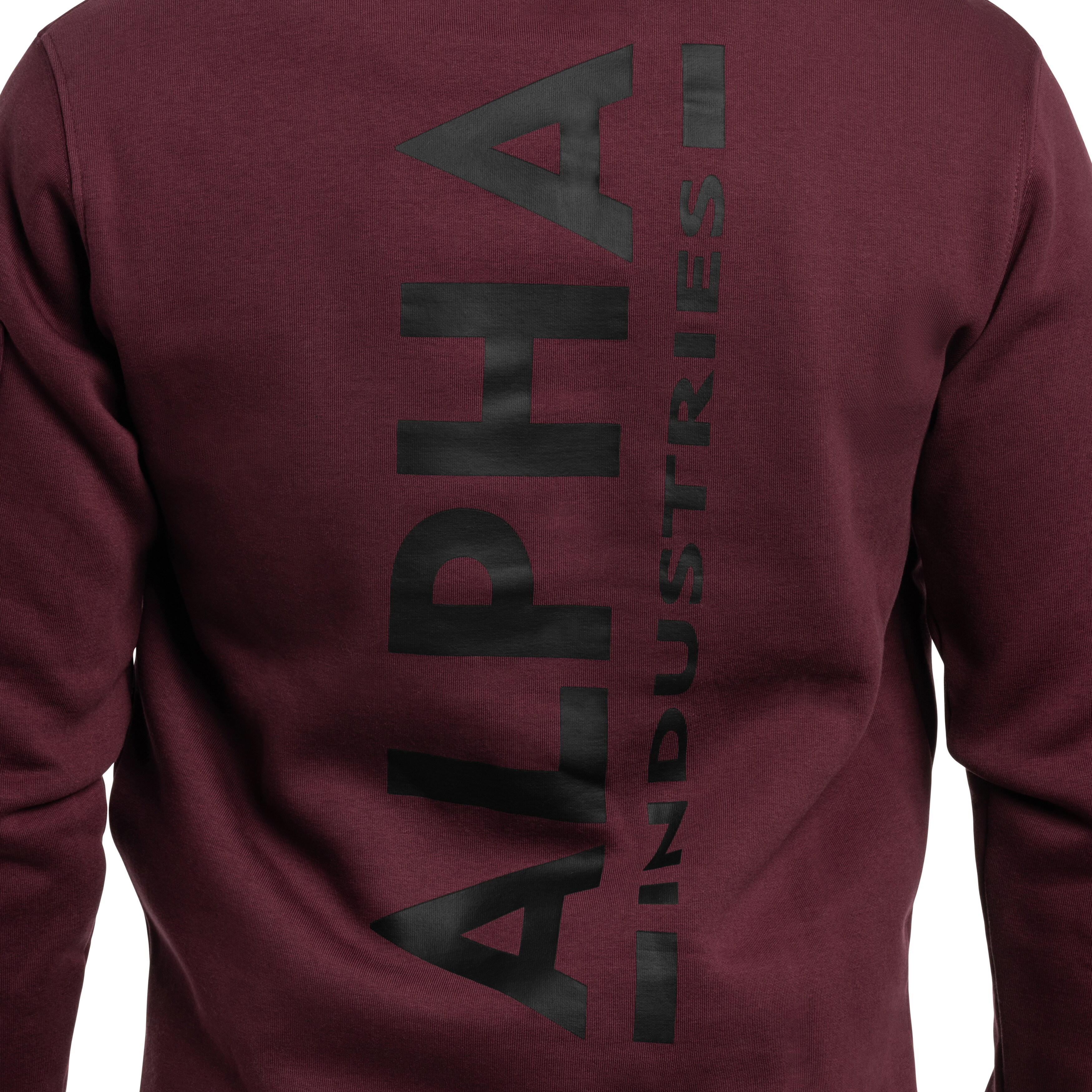 Кофта Alpha Industries Back Print Hoody - Dark Cherry