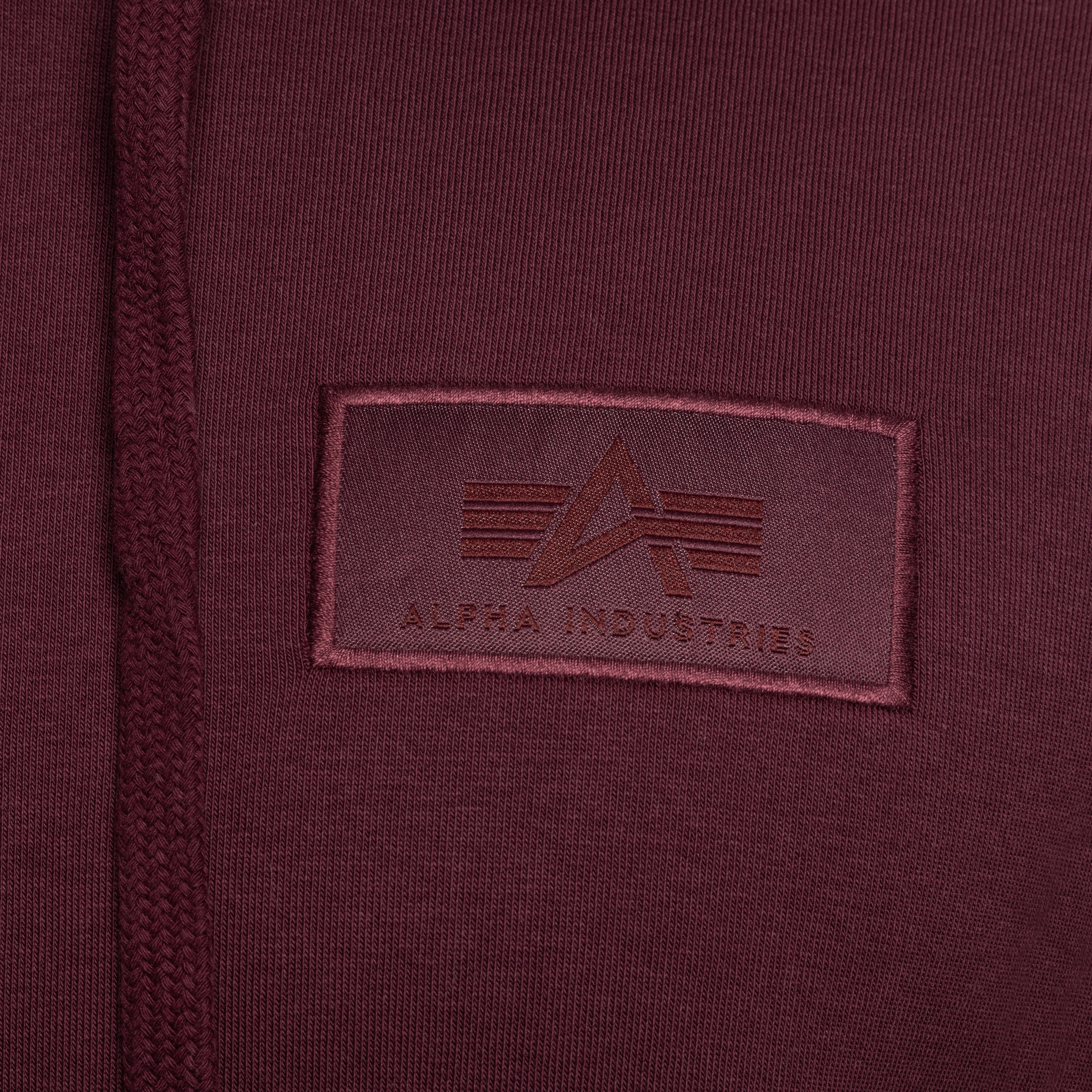 Кофта Alpha Industries Back Print Hoody - Dark Cherry