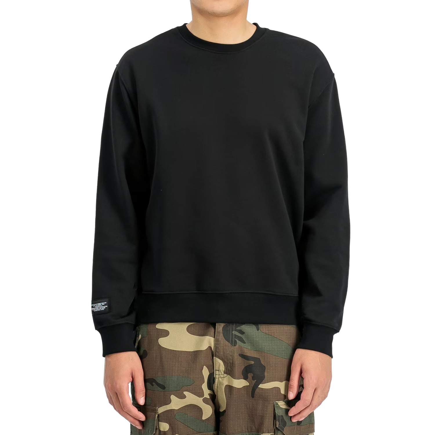 Кофта Alpha Industries Label Backprint - Black