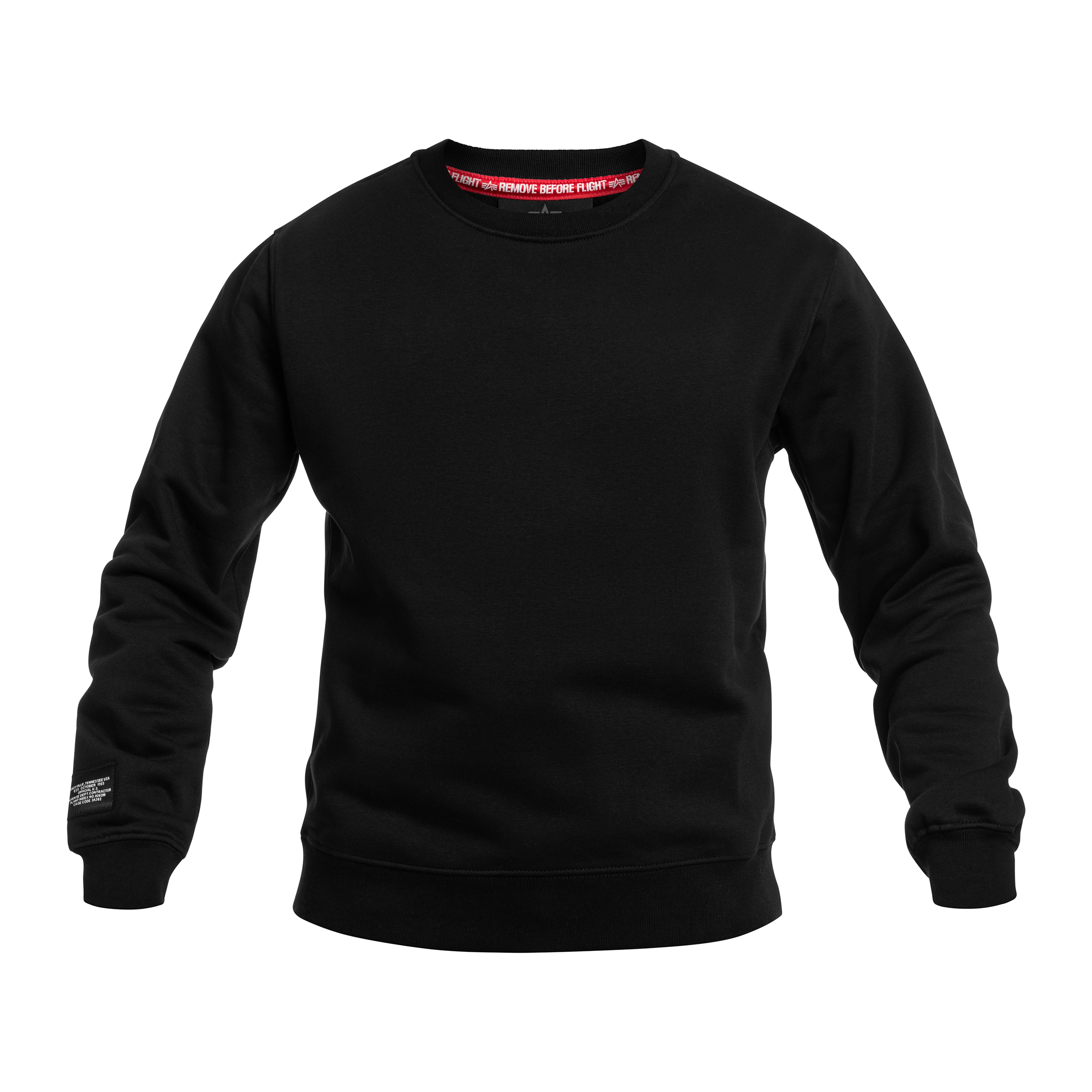 Bluza Alpha Industries Label Backprint - Black