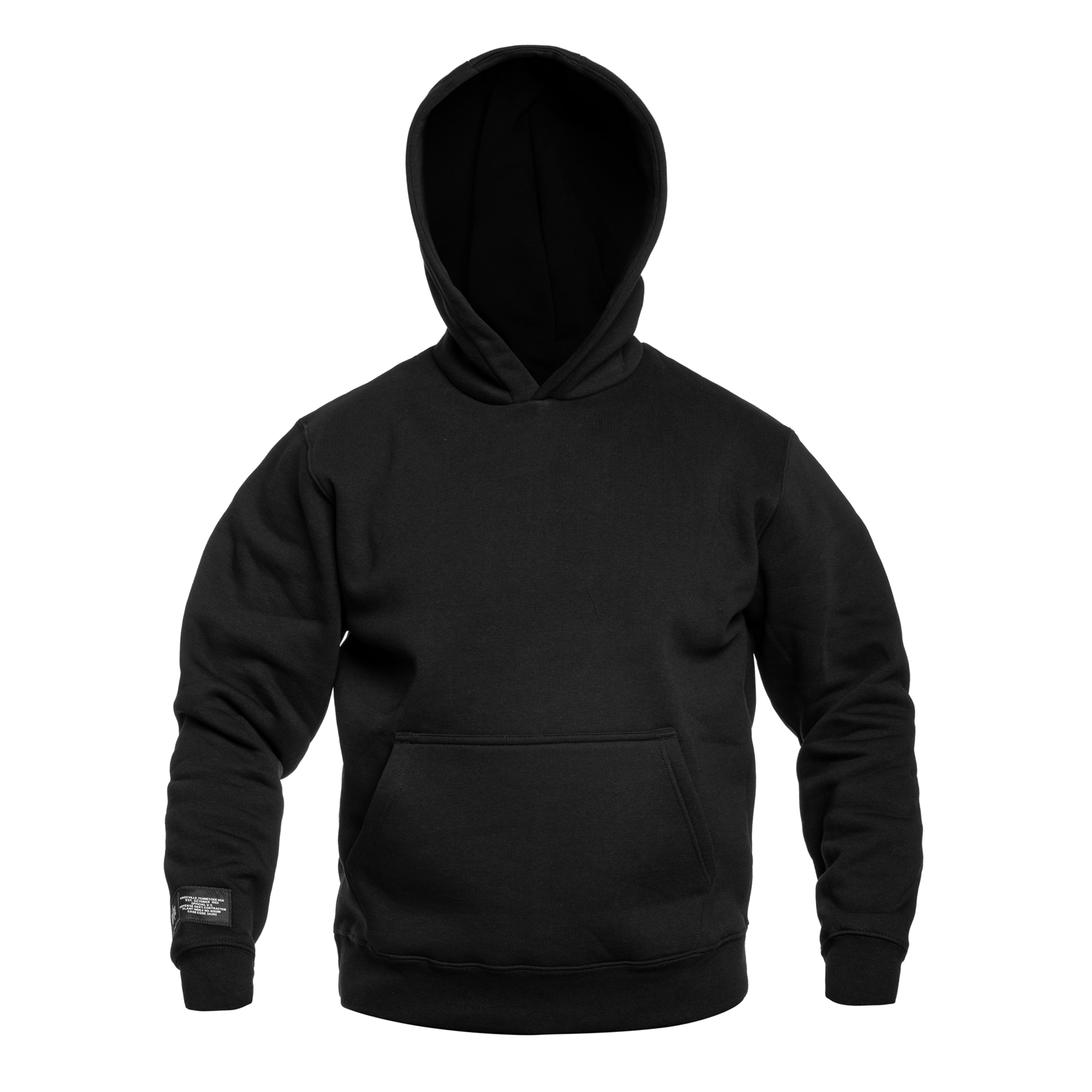 Bluza Alpha Industries Label Backprint Hoodie - Black