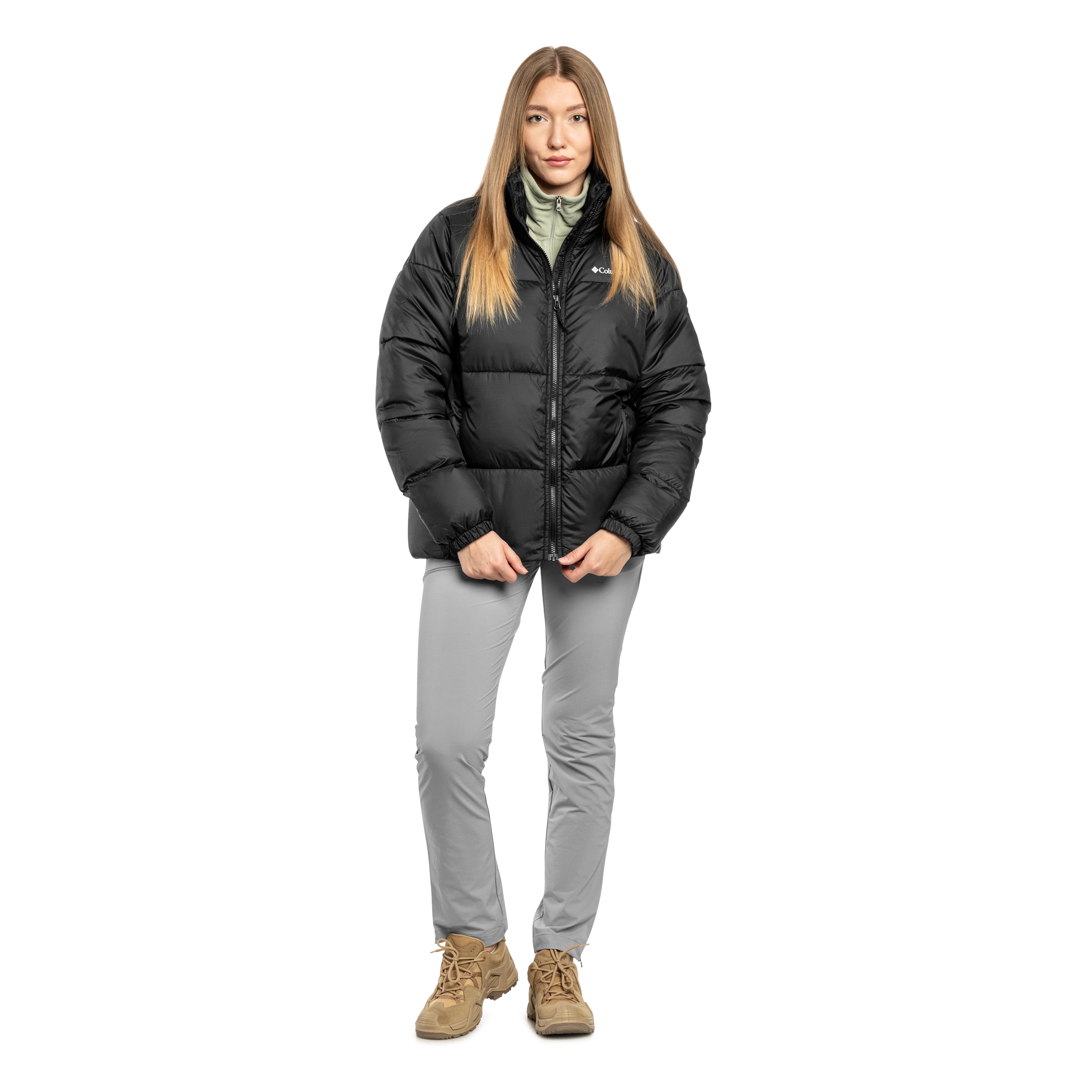 Kurtka damska Columbia Puffect II Full Zip Jacket - Black