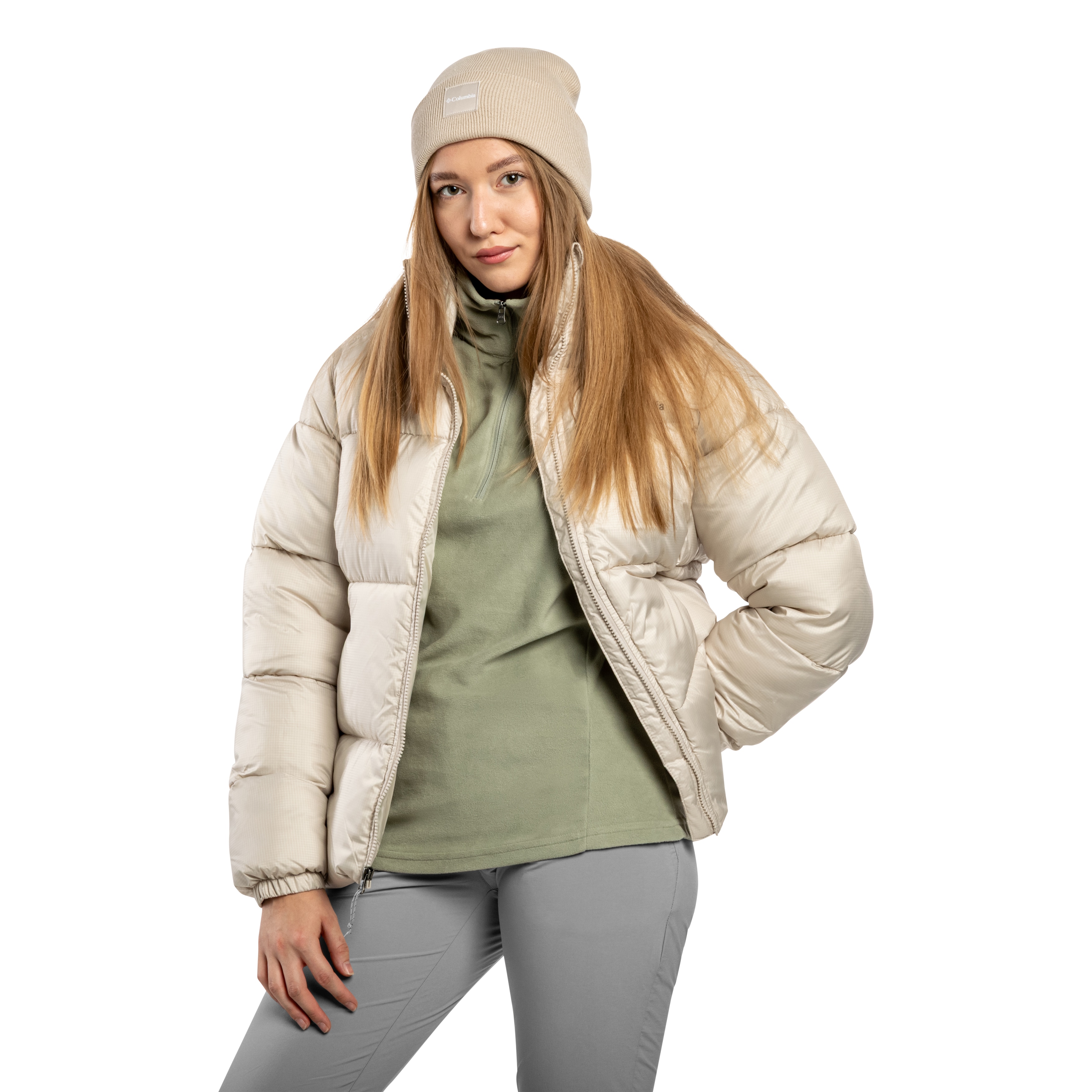Жіноча куртка Columbia Puffect II Full Zip Jacket - Dark Stone