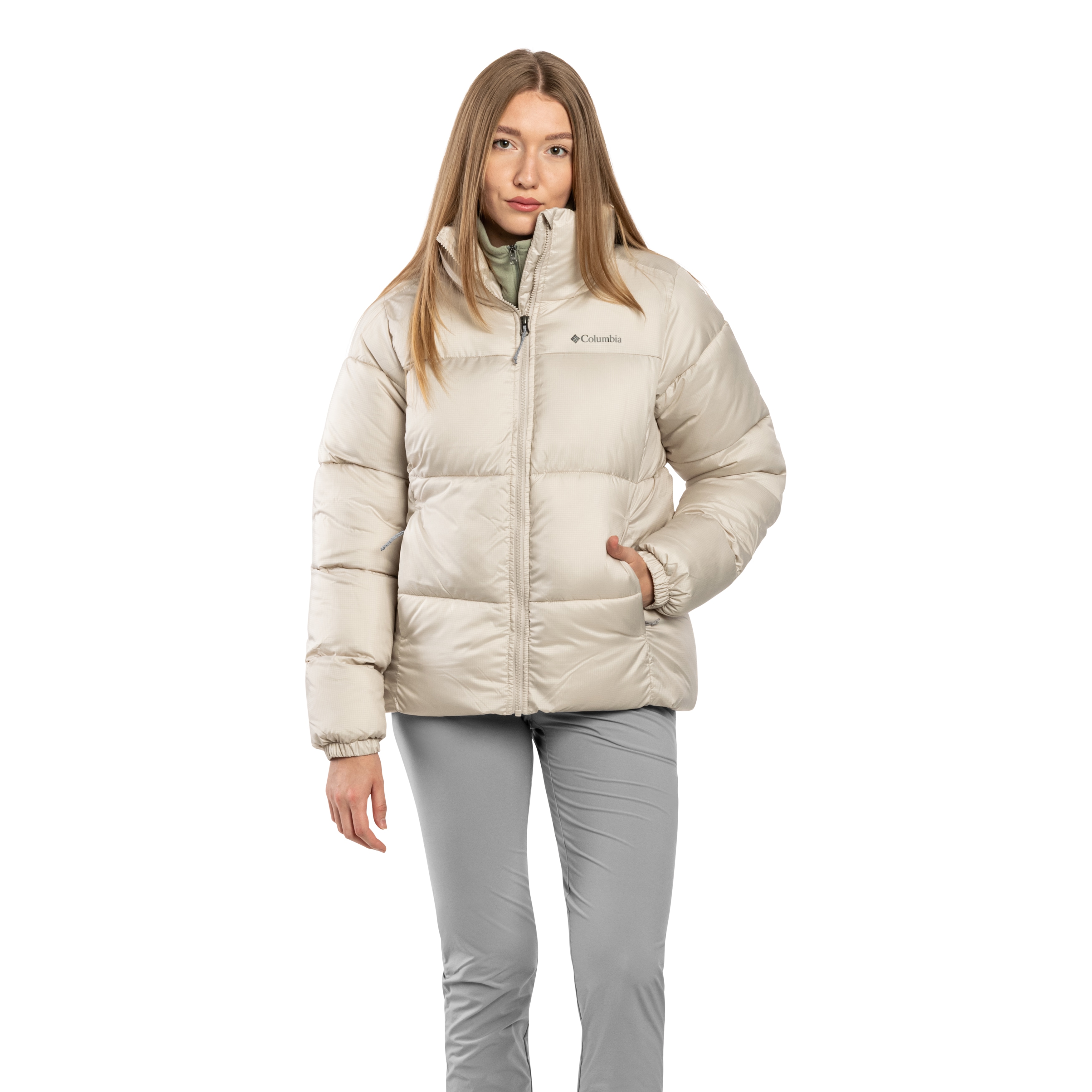 Жіноча куртка Columbia Puffect II Full Zip Jacket - Dark Stone