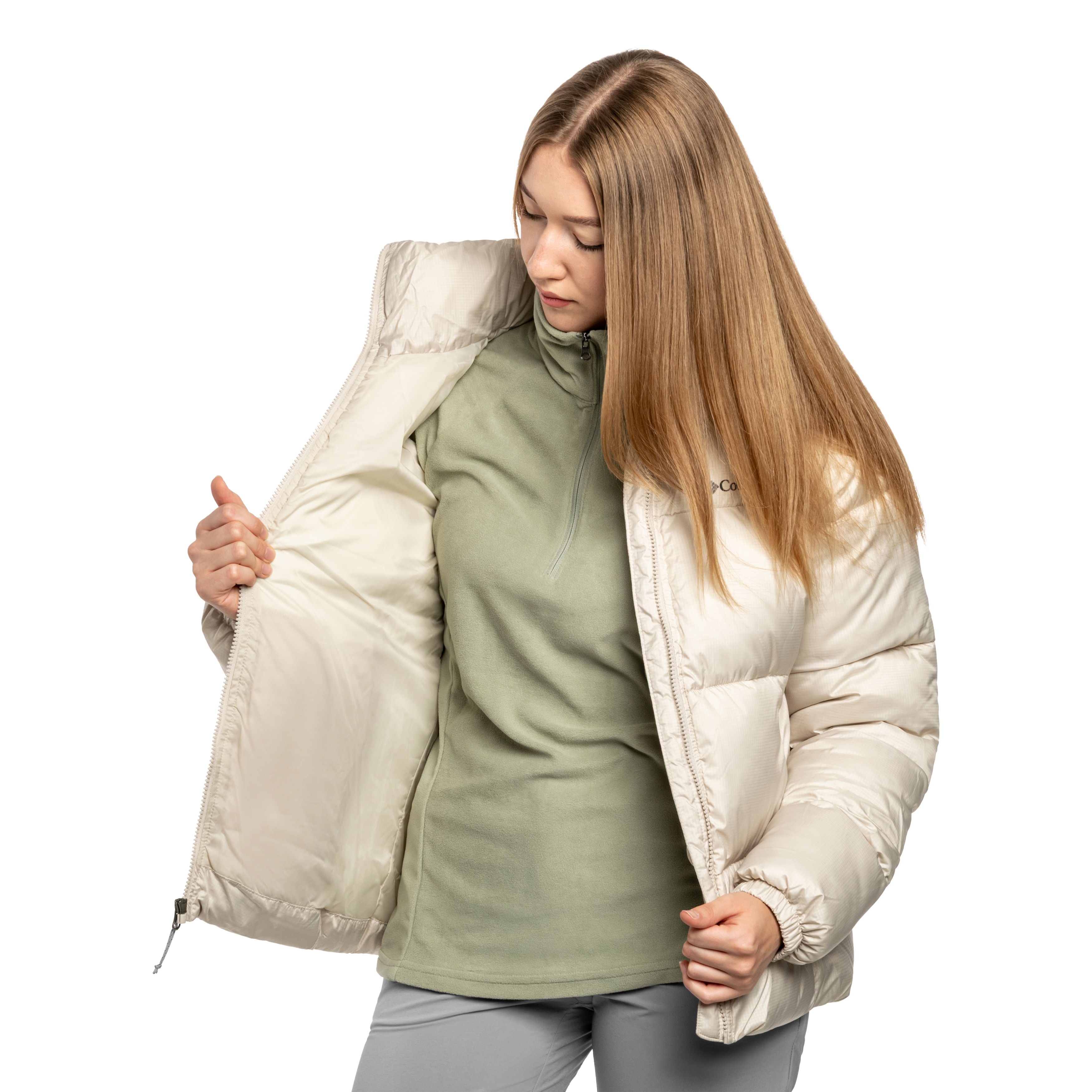 Жіноча куртка Columbia Puffect II Full Zip Jacket - Dark Stone