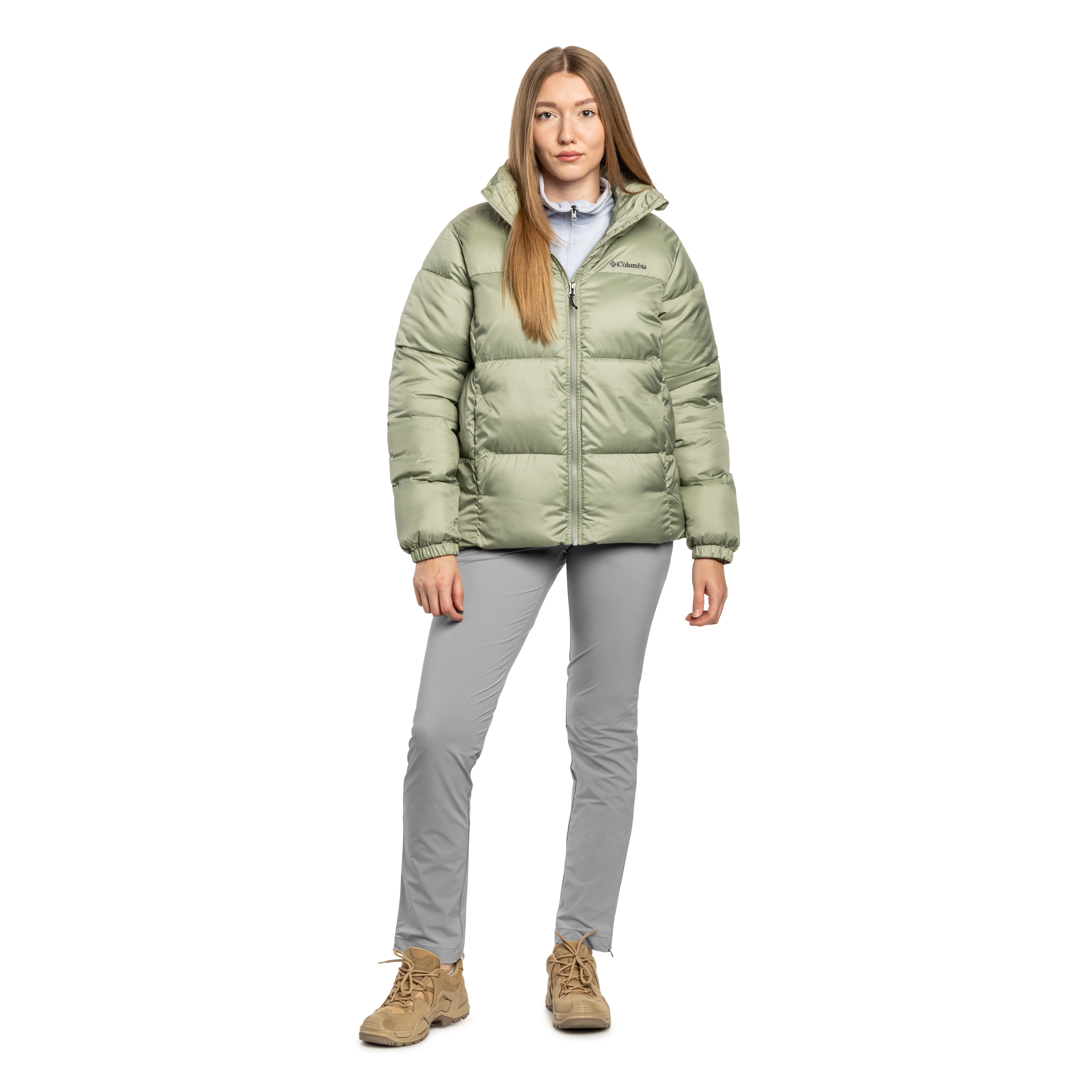 Kurtka damska Columbia Puffect II Full Zip Jacket - Safari