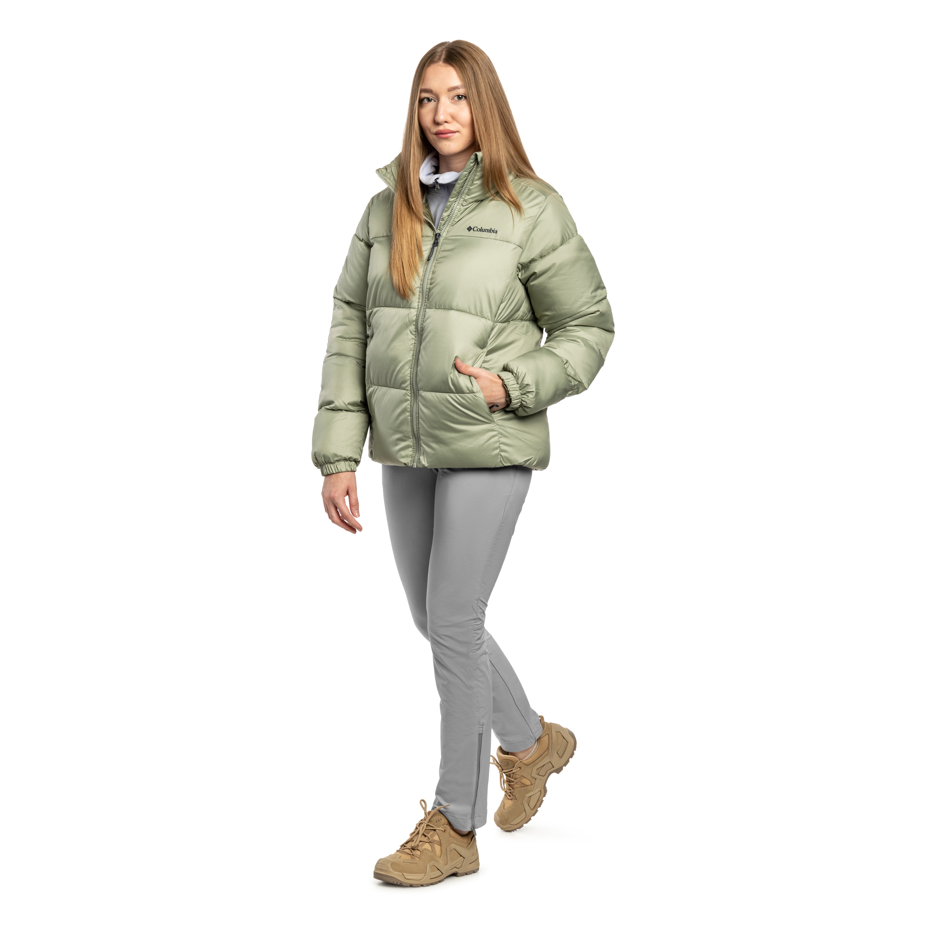 Жіноча куртка Columbia Puffect II Full Zip Jacket - Safari