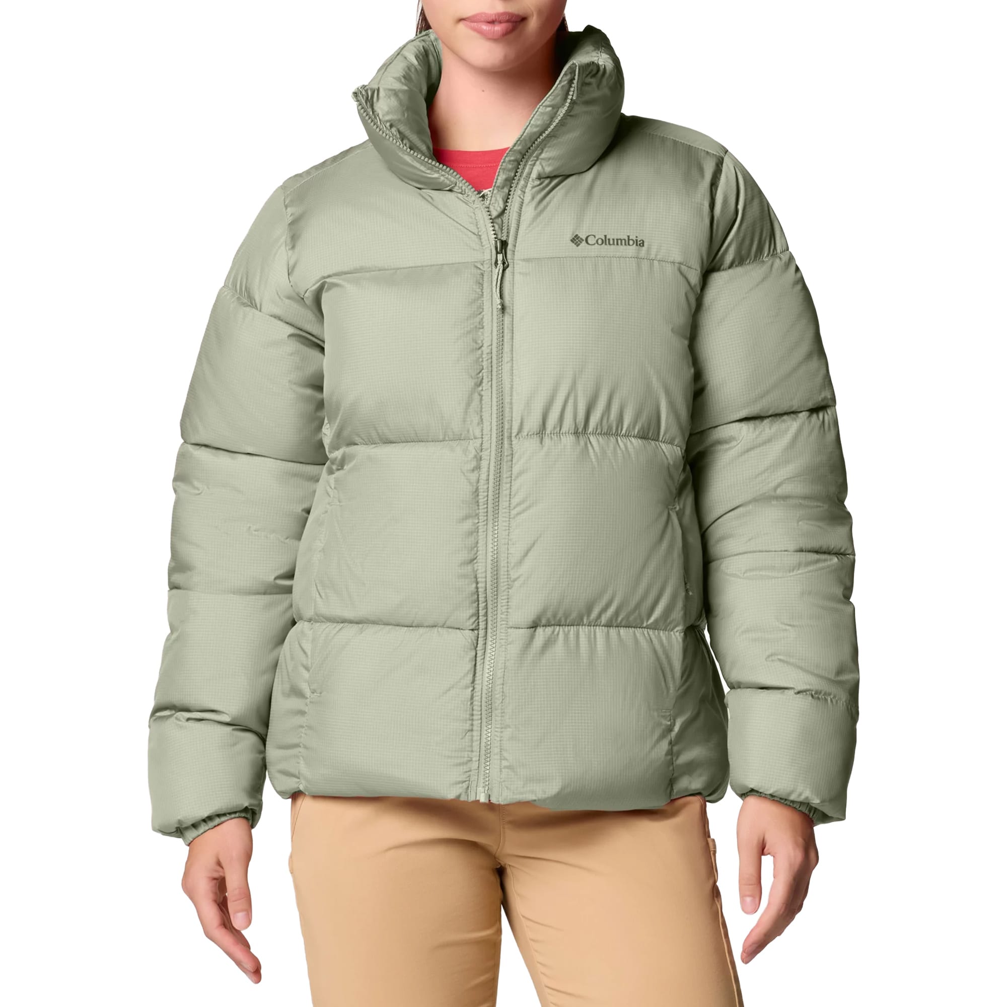 Kurtka damska Columbia Puffect II Full Zip Jacket - Safari