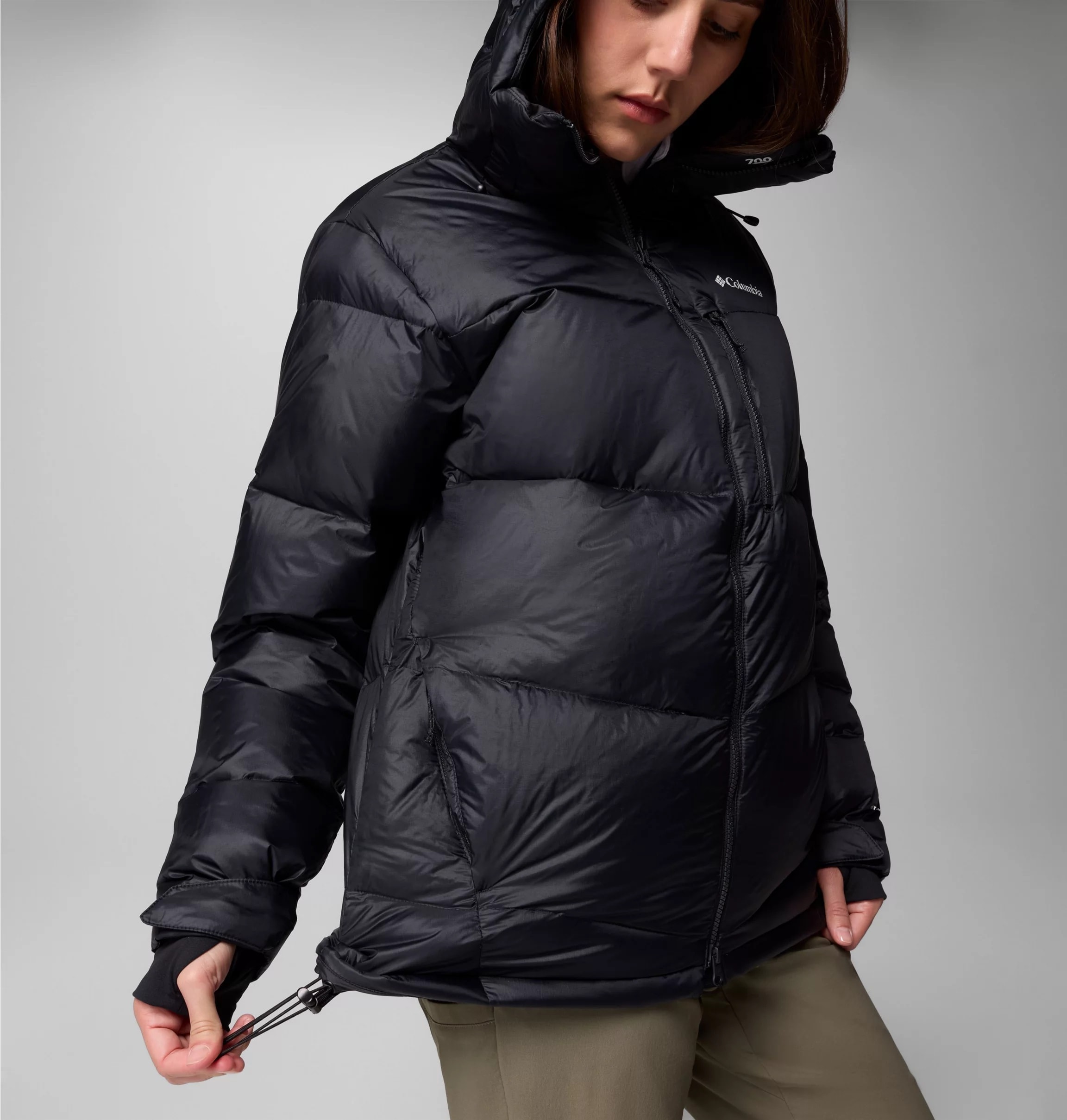 Жіноча куртка Columbia Cloudview Down Hooded Jacket - Black