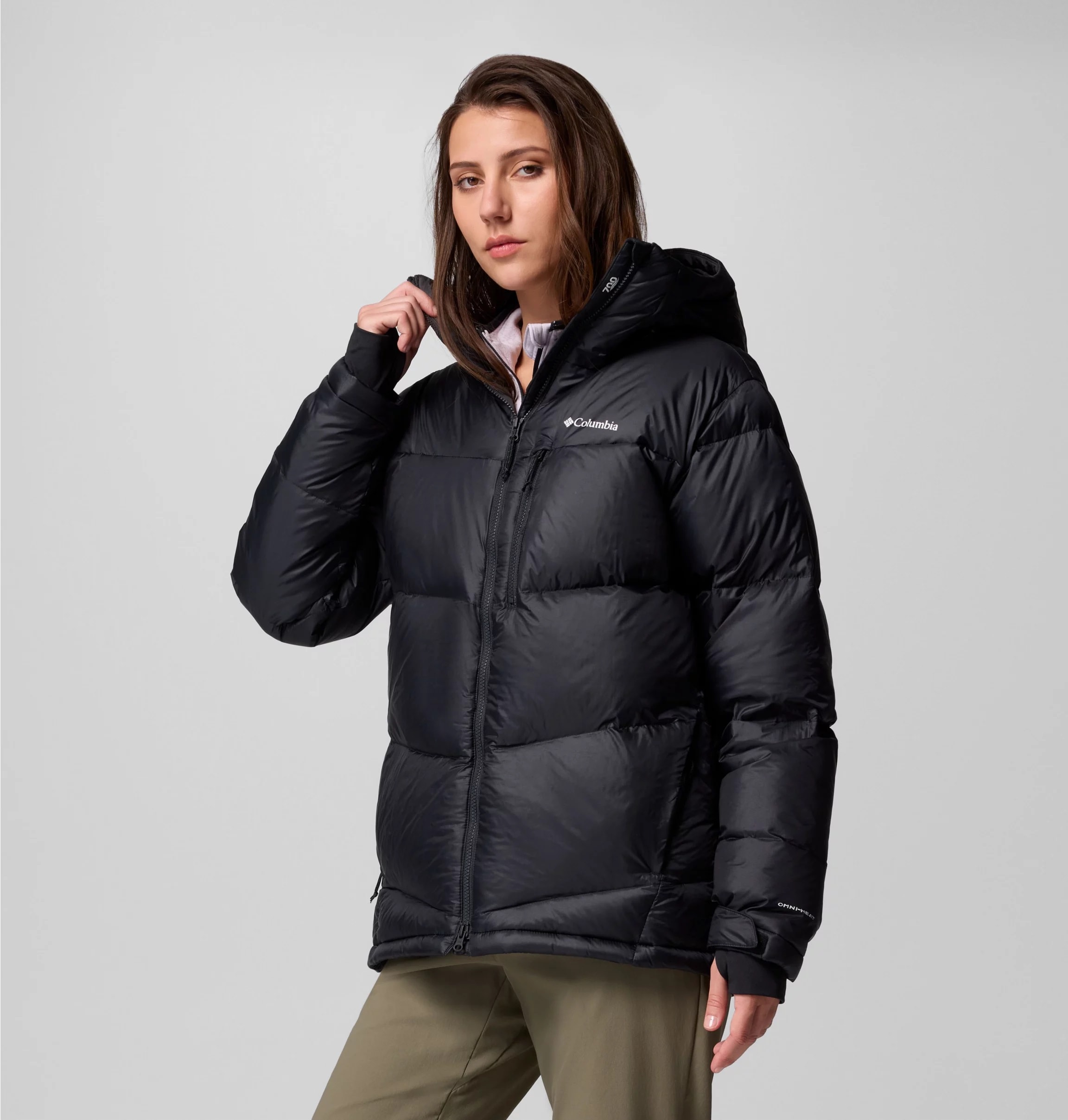 Жіноча куртка Columbia Cloudview Down Hooded Jacket - Black