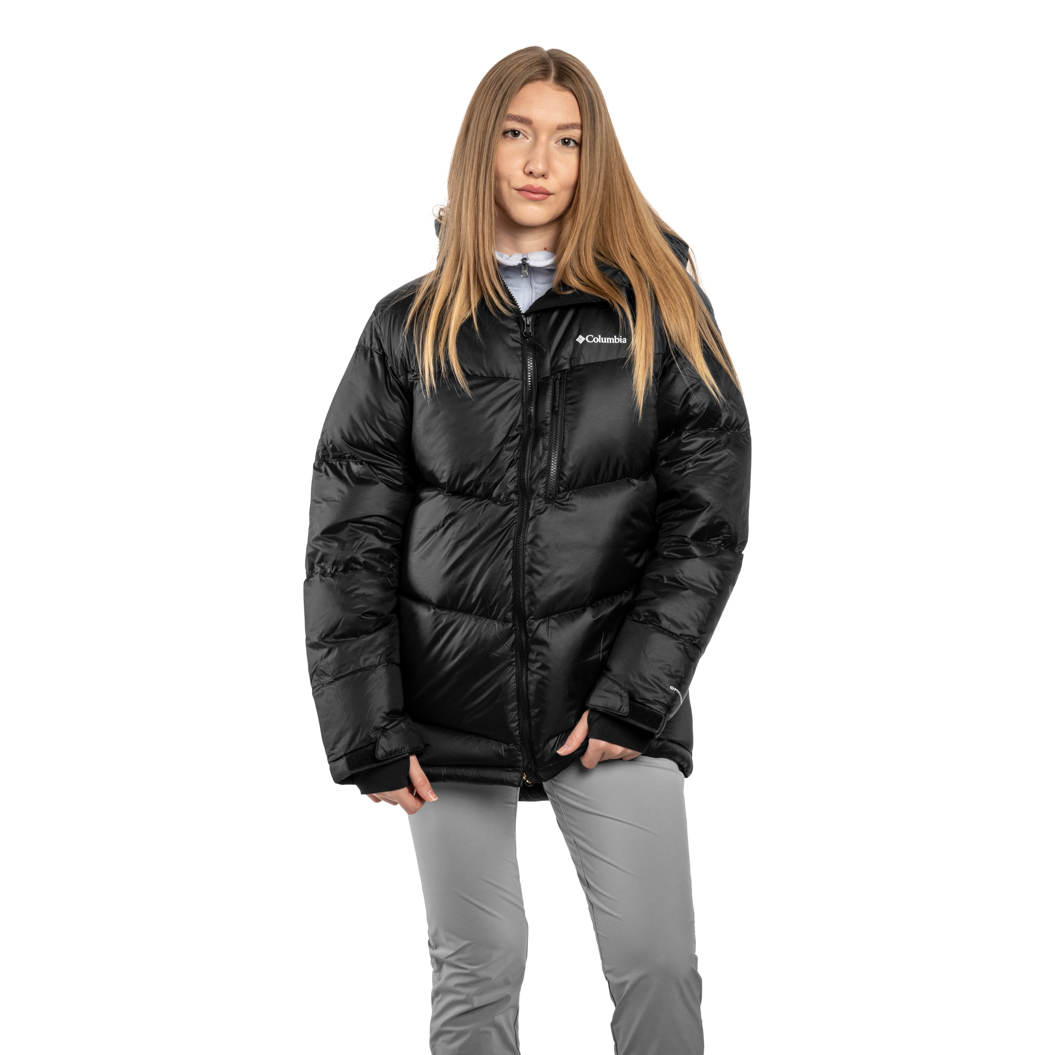 Kurtka damska Columbia Cloudview Down Hooded Jacket - Black