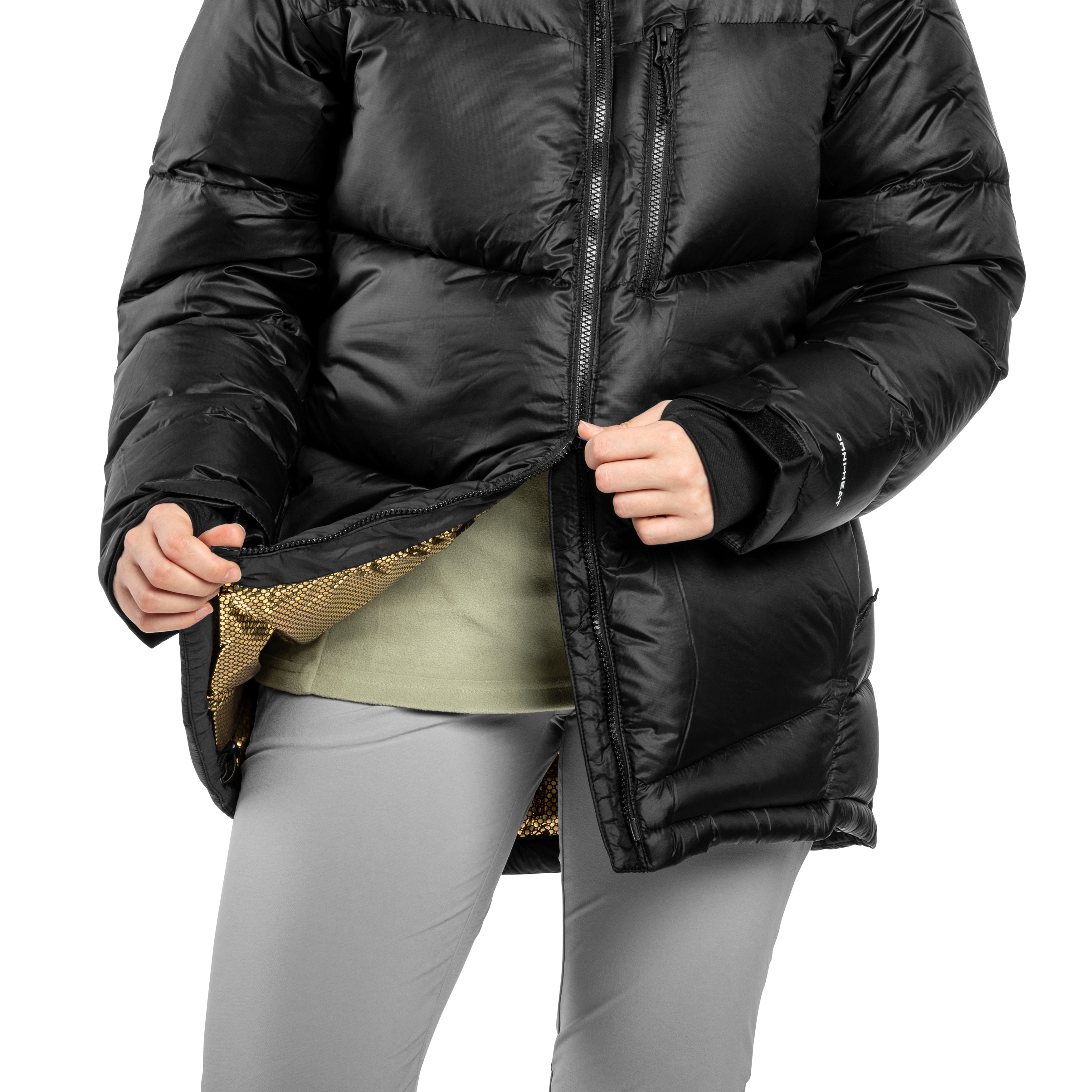 Жіноча куртка Columbia Cloudview Down Hooded Jacket - Black