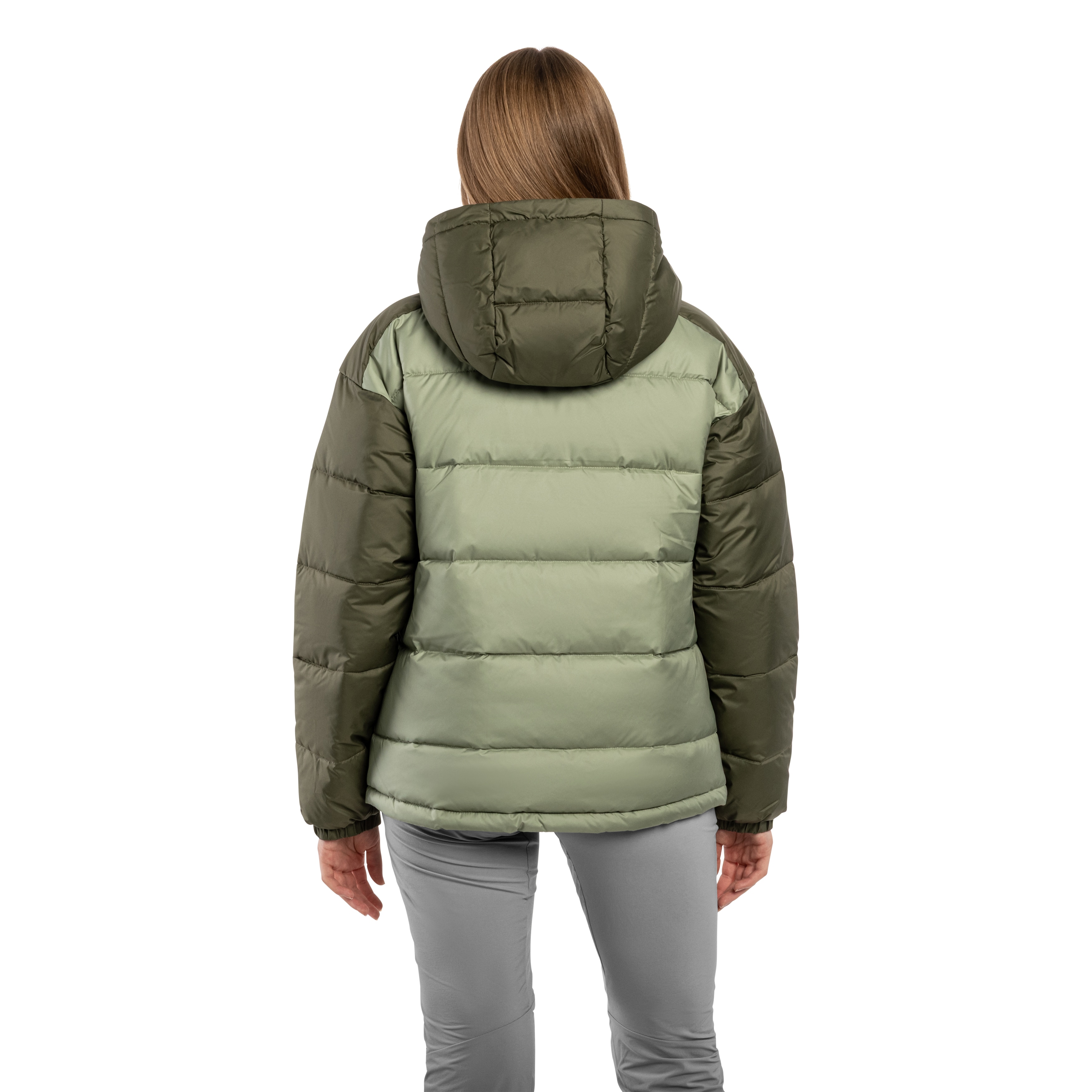 Жіноча куртка Columbia Pike Lake III Hooded Jacket - Safari/Stone Green