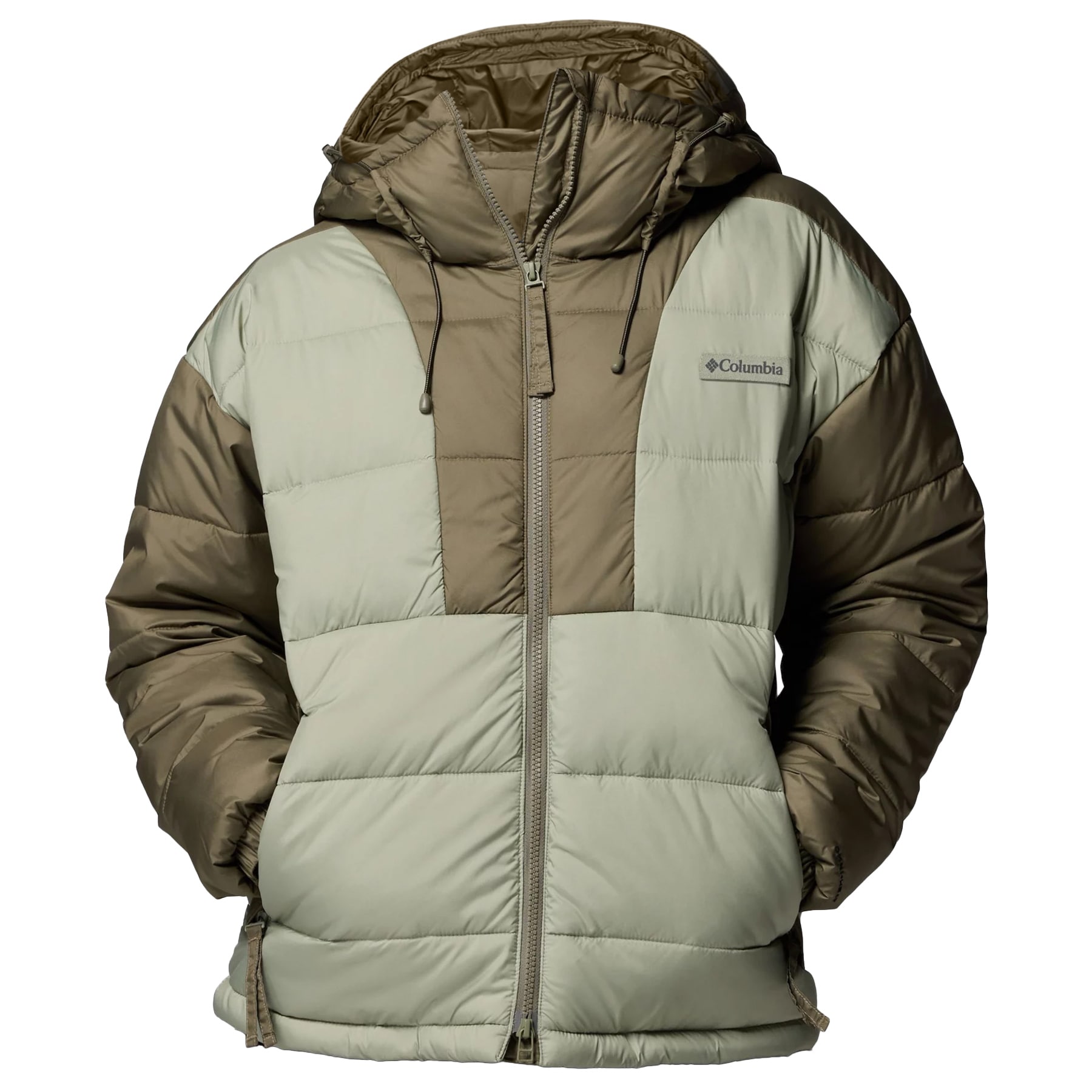 Kurtka damska Columbia Pike Lake III Hooded Jacket - Safari/Stone Green