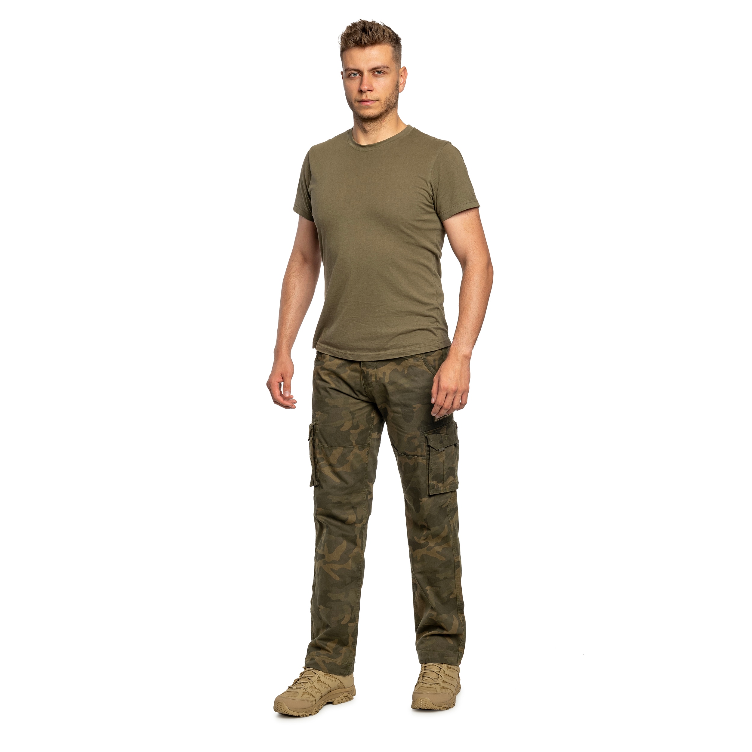 Spodnie Alpha Industries Jet Pant - Olive Camo