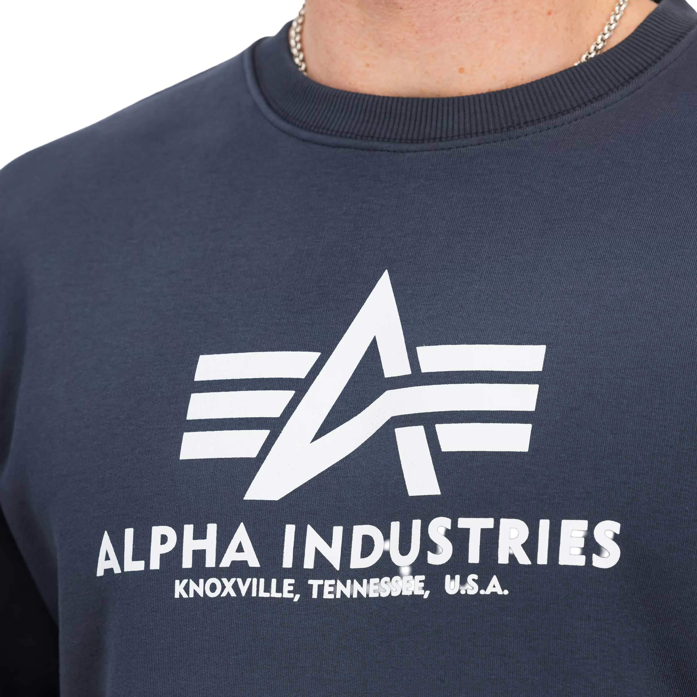 Кофта Alpha Industries Basic Sweater - Navy