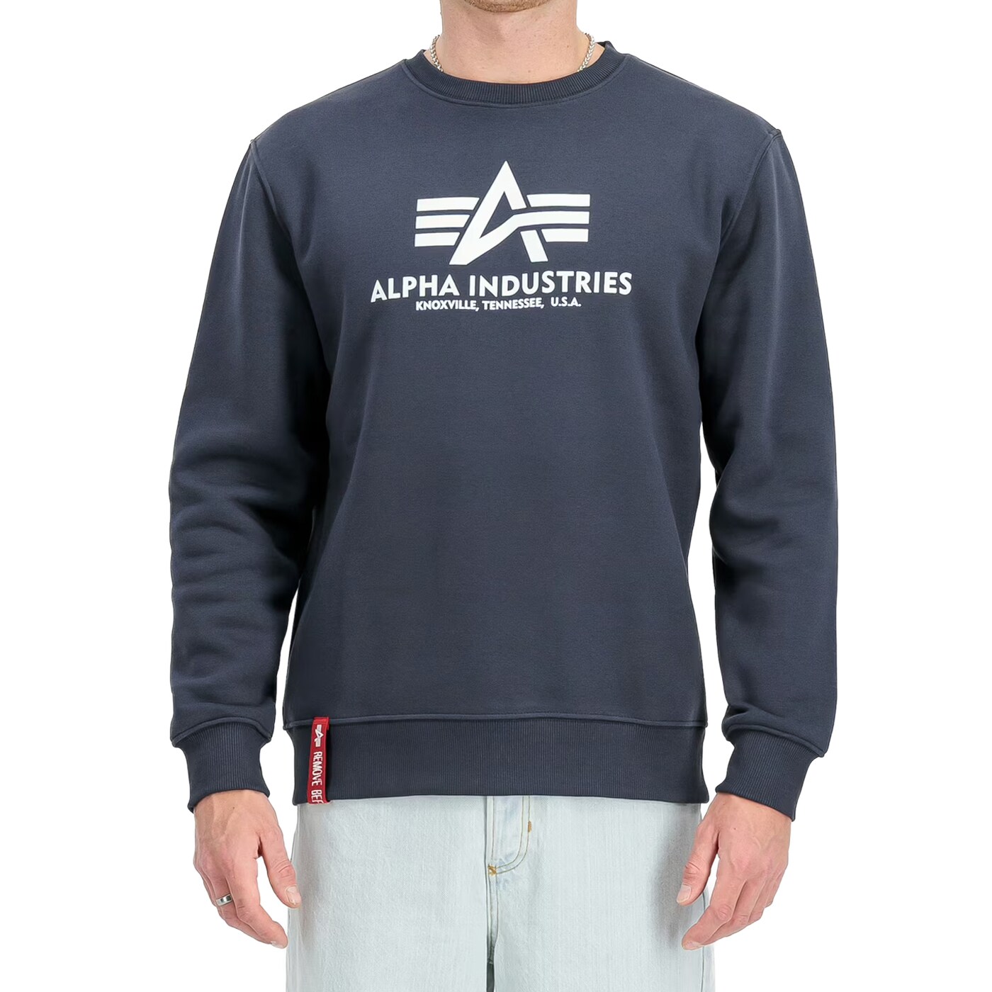 Кофта Alpha Industries Basic Sweater - Navy