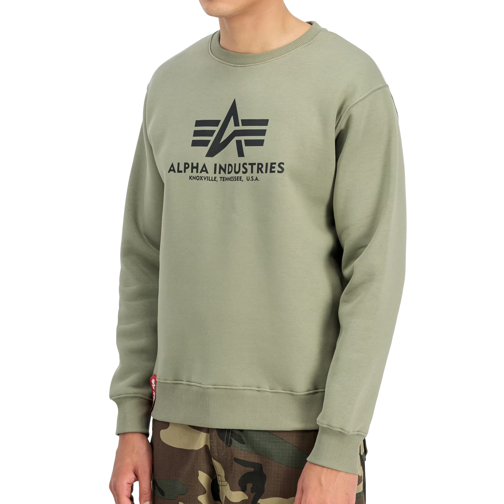 Кофта Alpha Industries Basic Sweater - Olive
