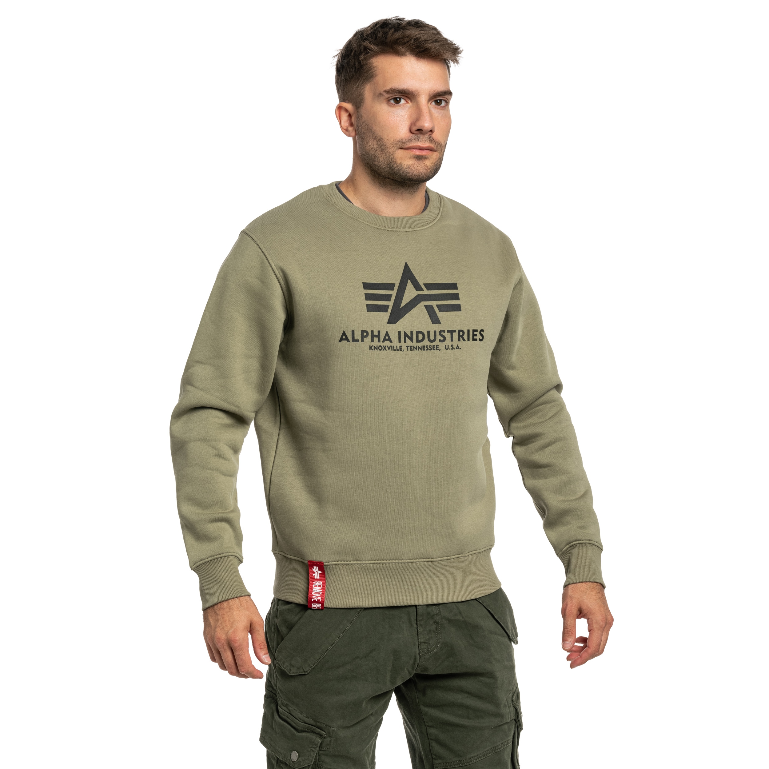 Bluza Alpha Industries Basic Sweater - Olive