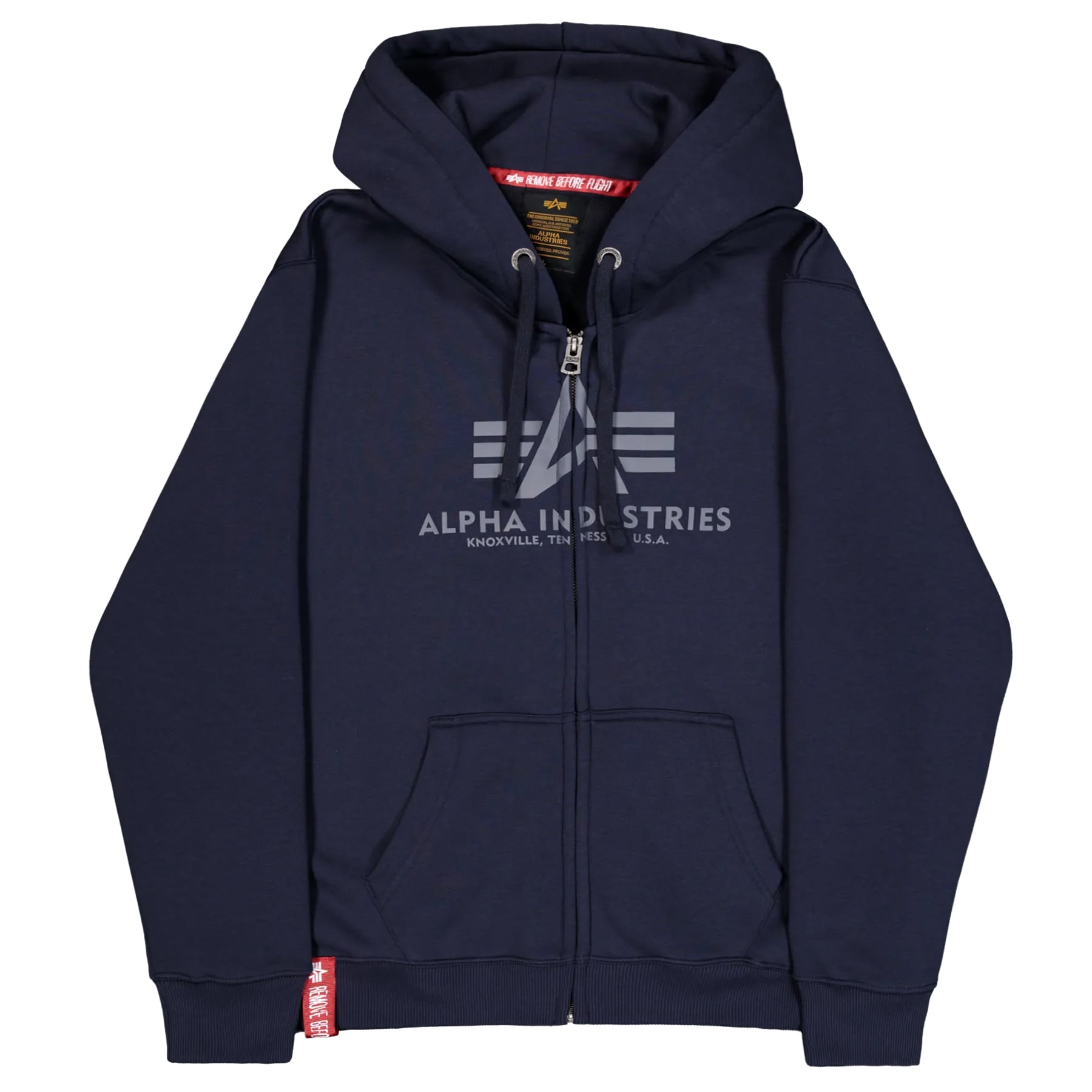 Bluza Alpha Industries Basic Zip Hoody - Rep Blue