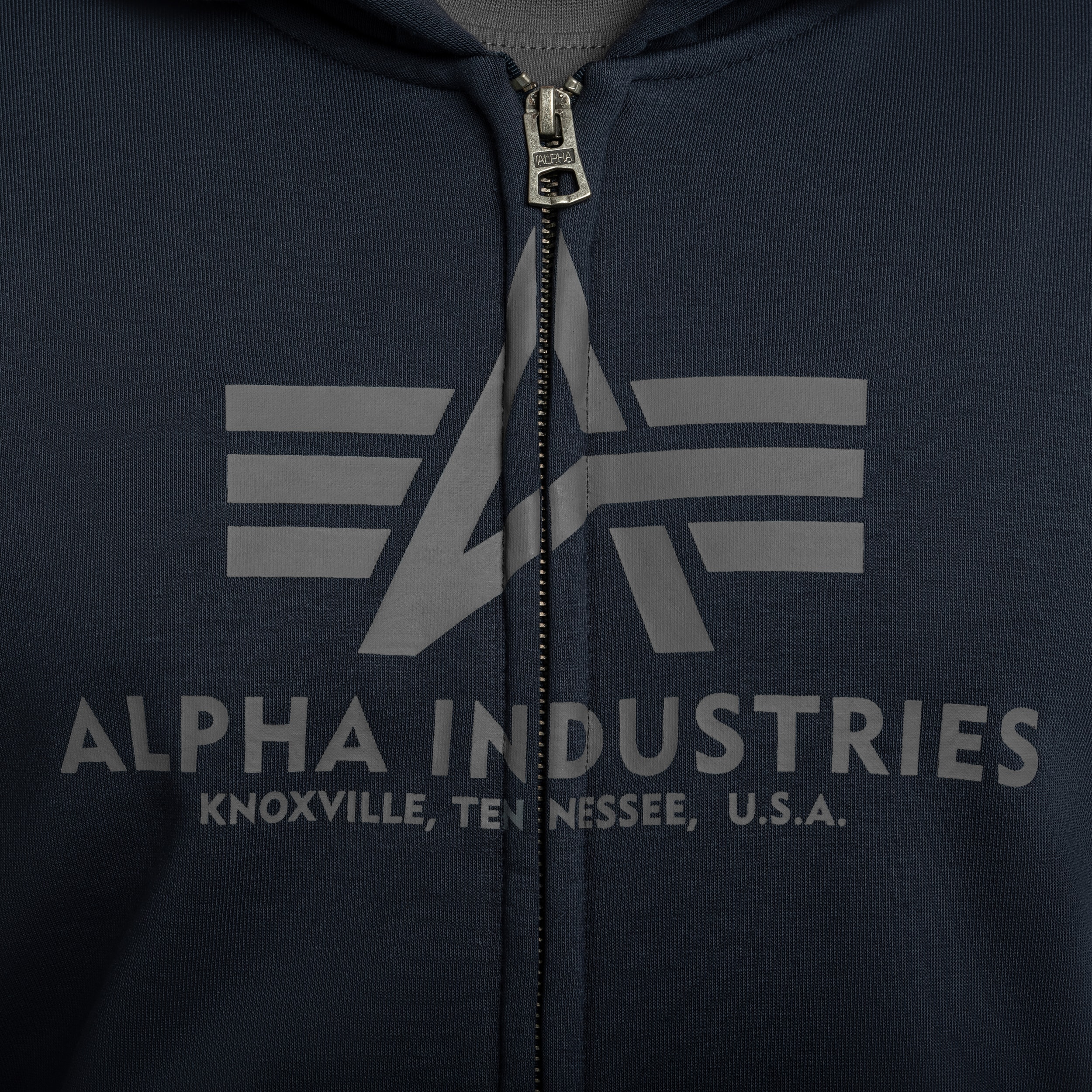 Bluza Alpha Industries Basic Zip Hoody - Rep Blue