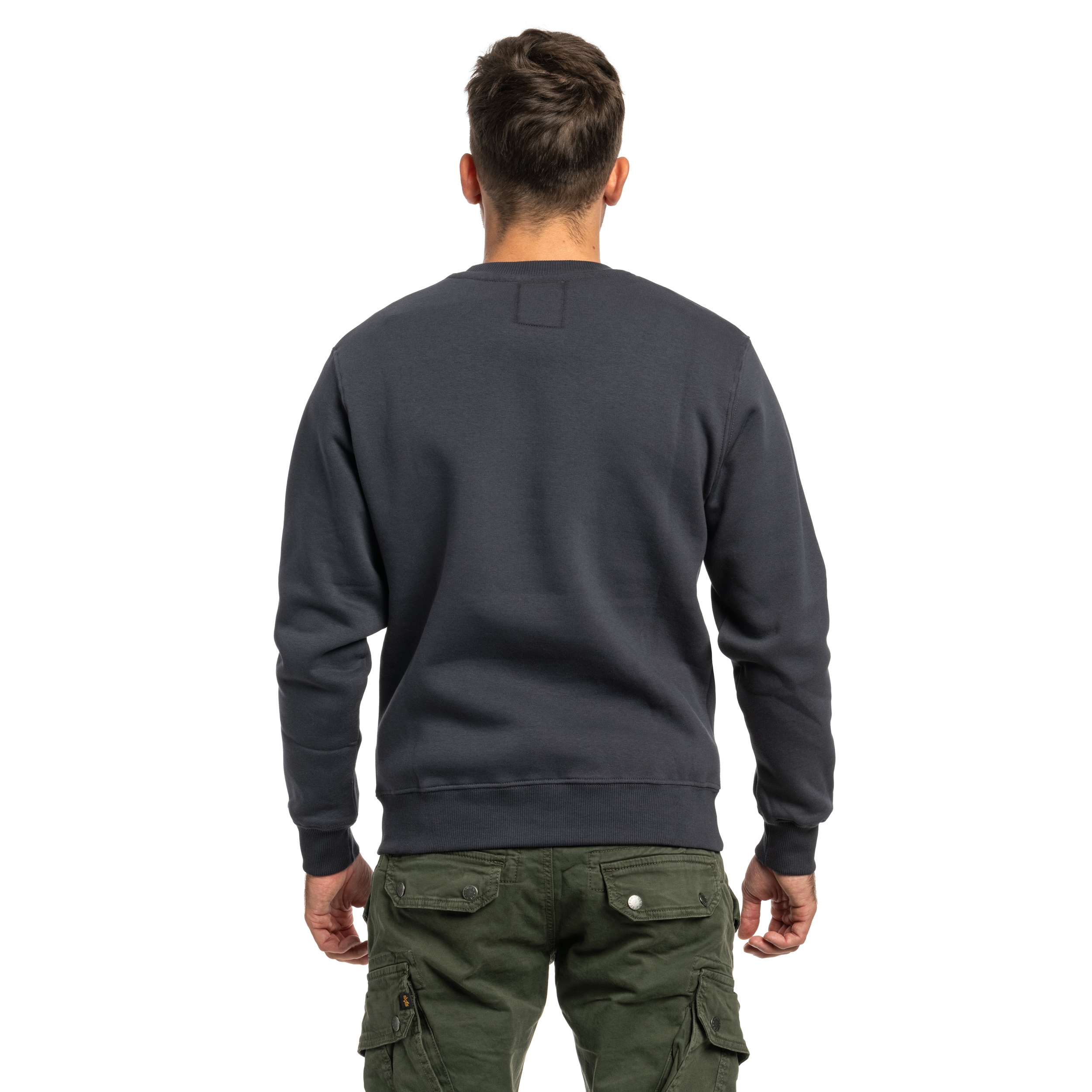 Bluza Alpha Industries Basic Sweater Small Logo - Navy