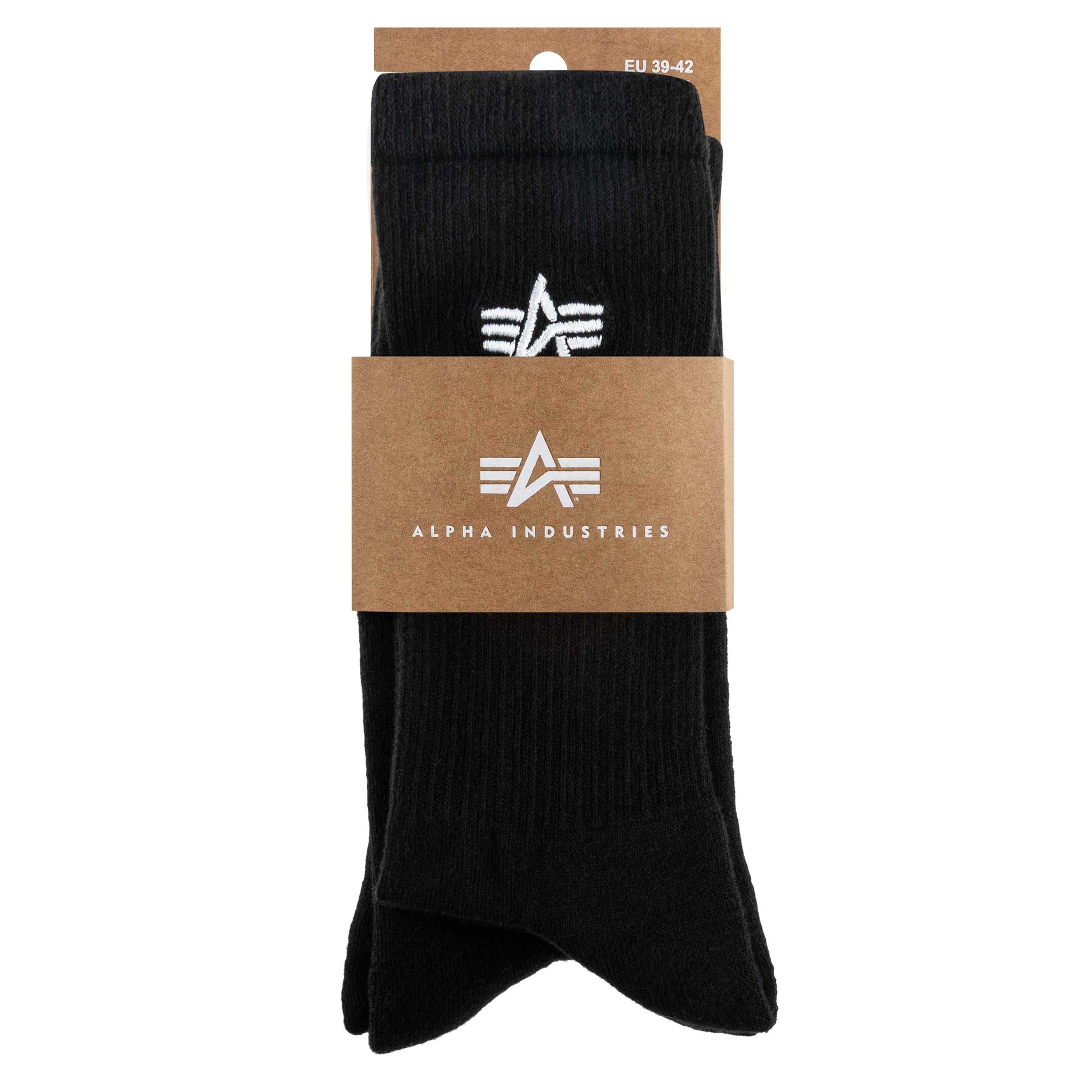 Skarpety Alpha Industries Basic Socks Black - 3 pary
