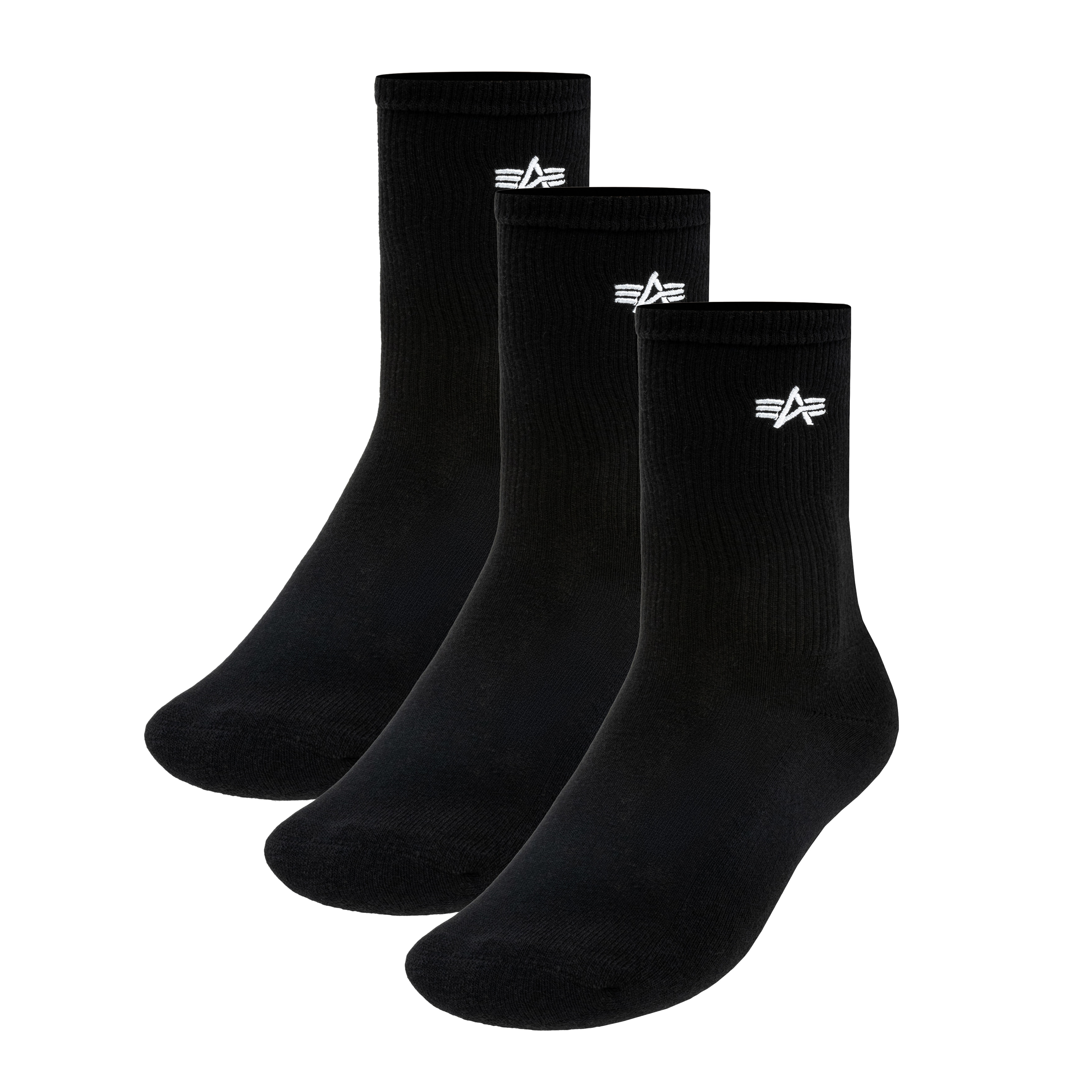 Skarpety Alpha Industries Basic Socks Black - 3 pary