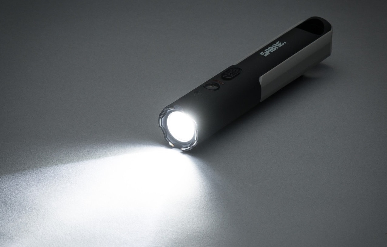 Електрошокер Sabre 2-in-1 Stun Gun з ліхтариком - Black