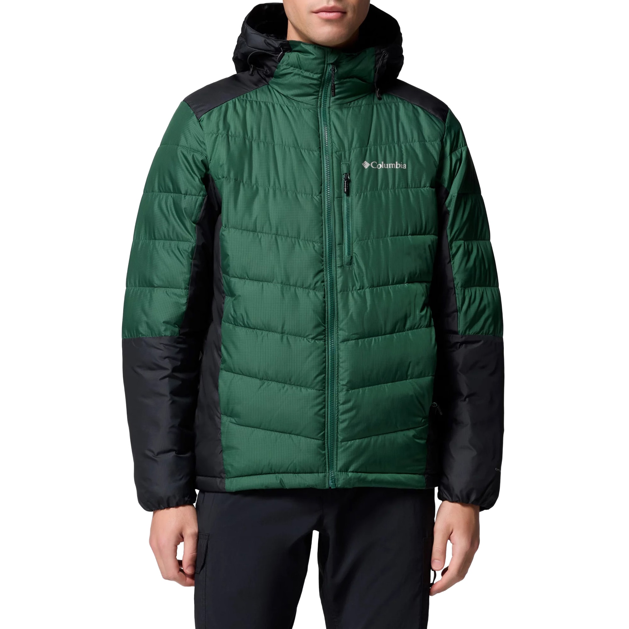 Kurtka Columbia Labyrinth Loop II Insulated Hooded - Rain Forest/Black