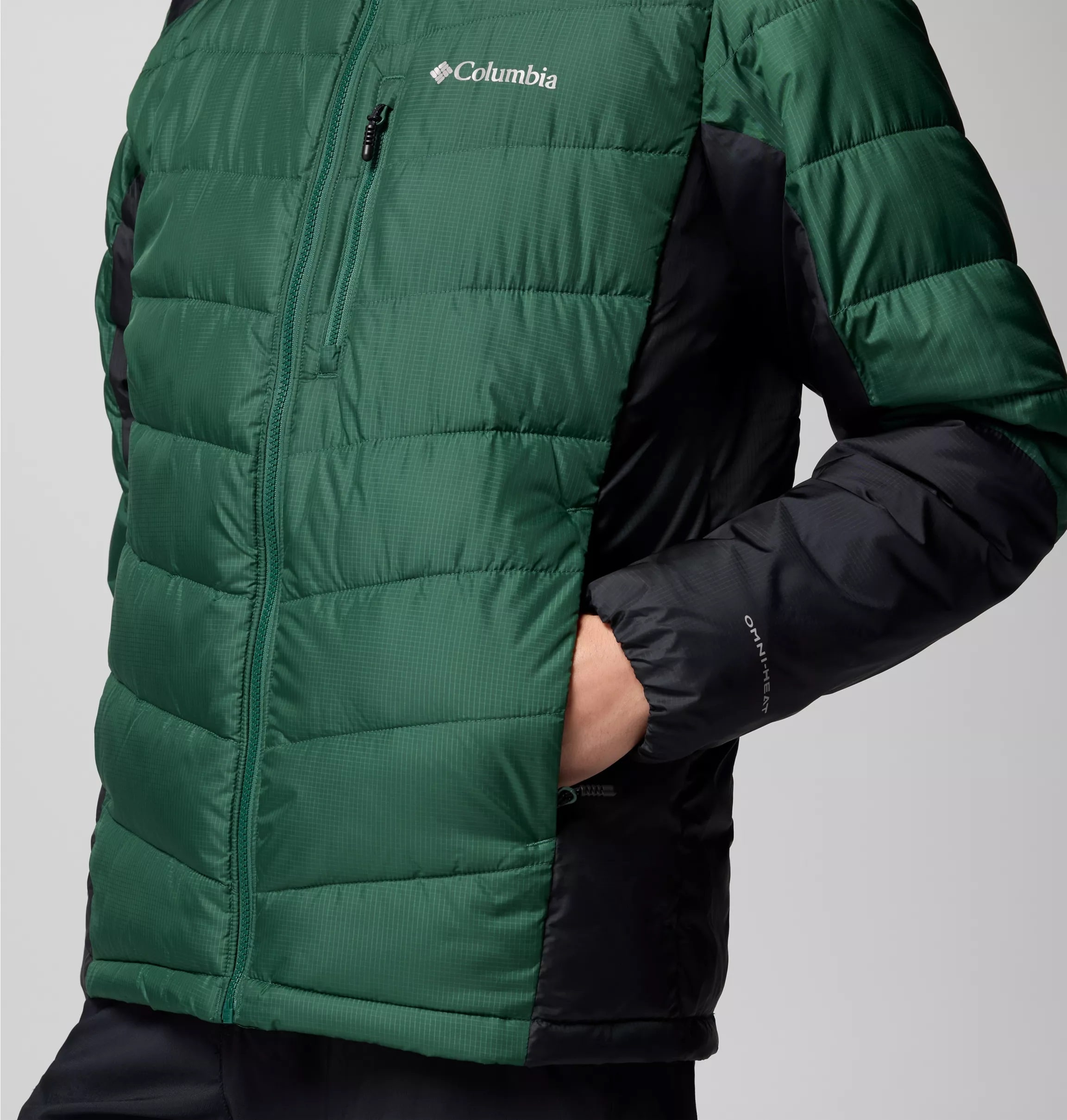 Kurtka Columbia Labyrinth Loop II Insulated Hooded - Rain Forest/Black