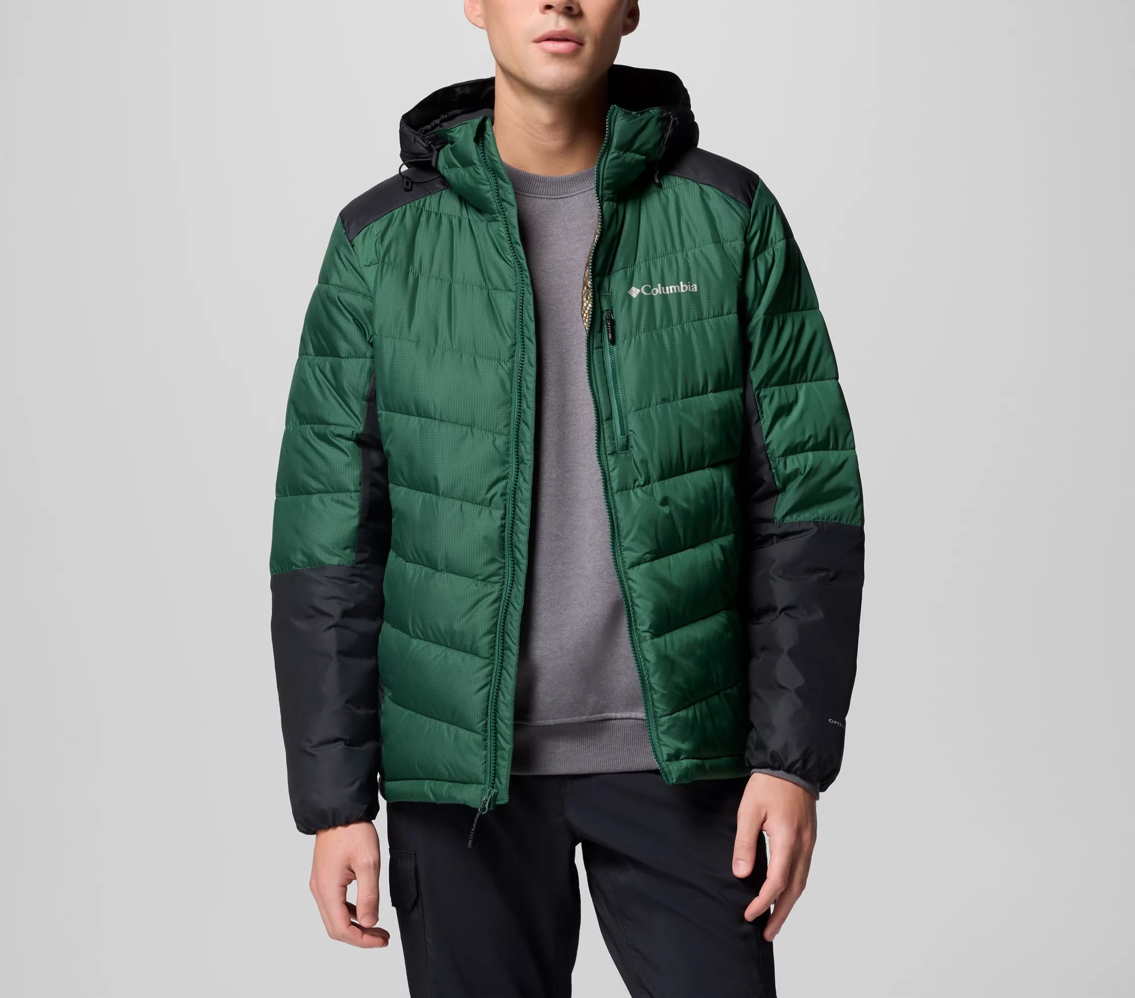 Kurtka Columbia Labyrinth Loop II Insulated Hooded - Rain Forest/Black