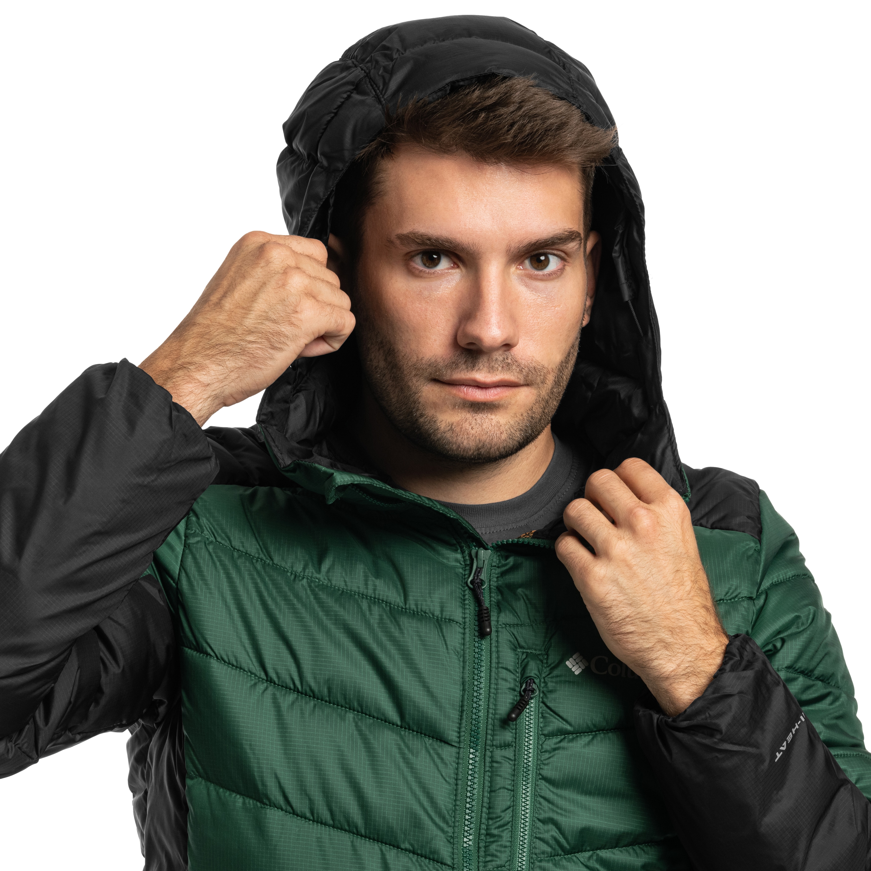 Kurtka Columbia Labyrinth Loop II Insulated Hooded - Rain Forest/Black