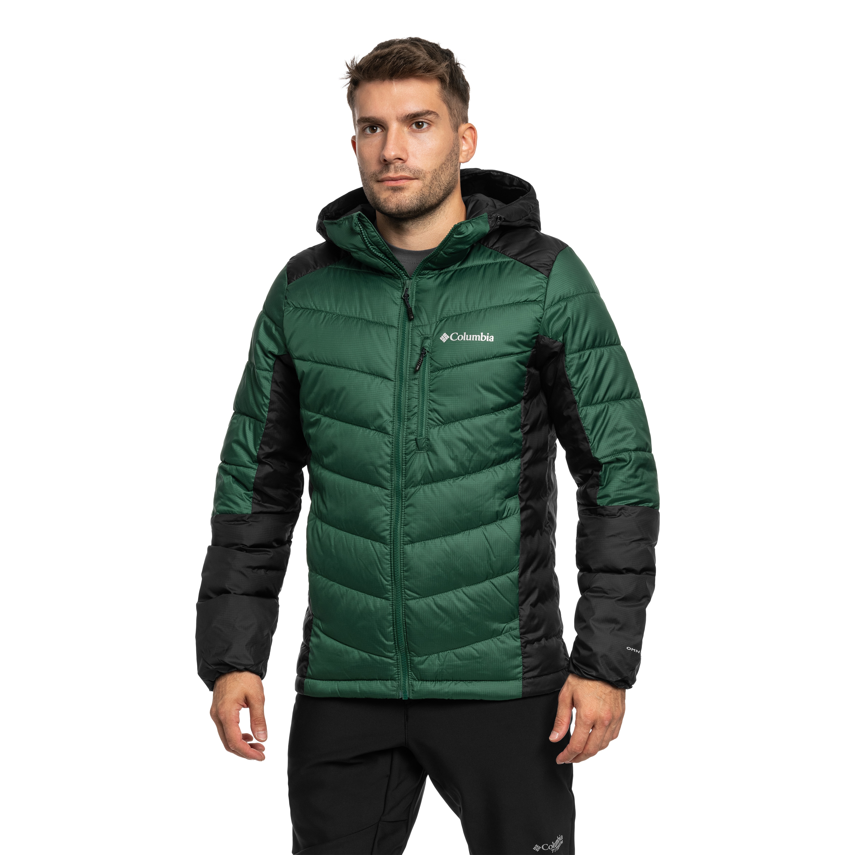 Kurtka Columbia Labyrinth Loop II Insulated Hooded - Rain Forest/Black