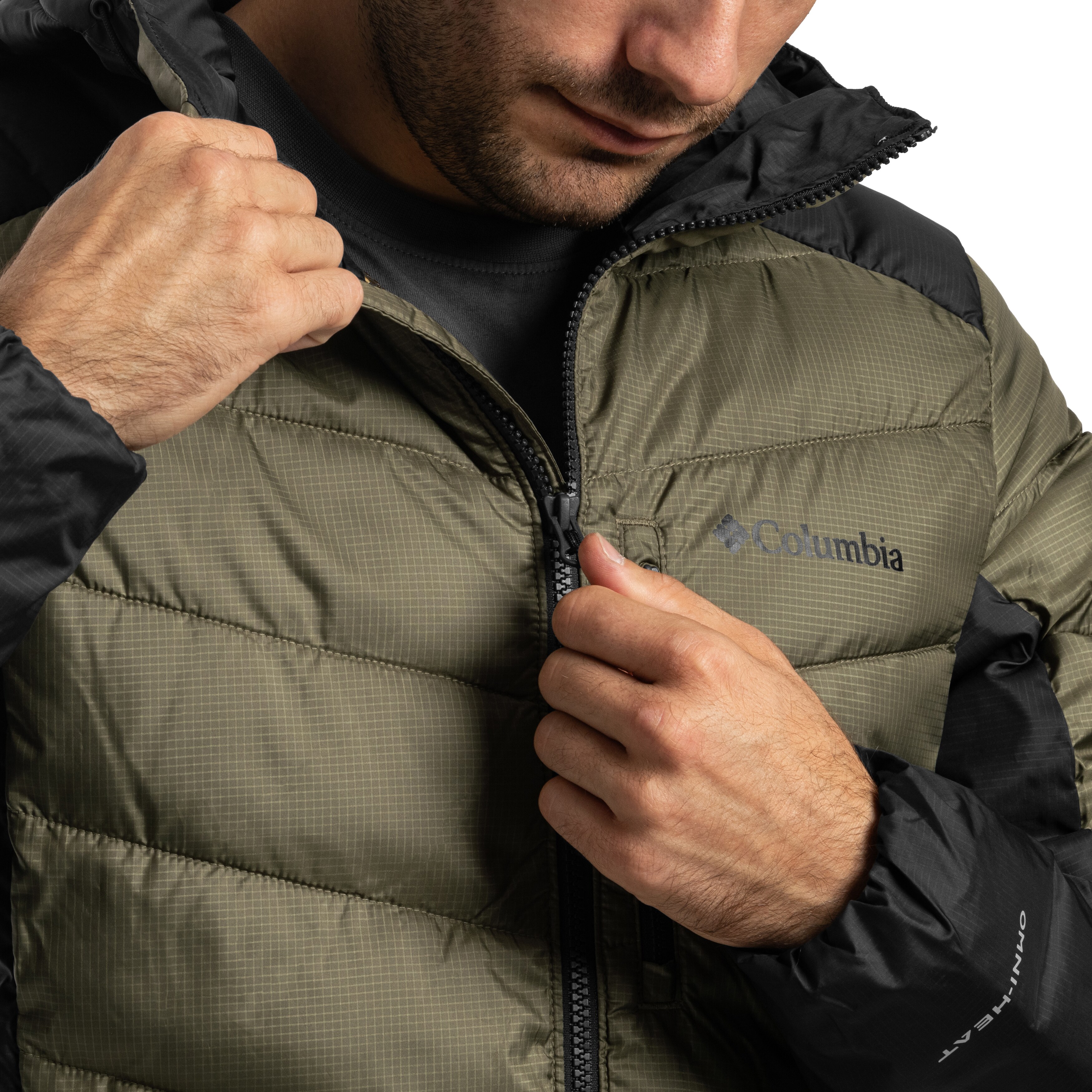 Kurtka Columbia Labyrinth Loop II Insulated Hooded - Stone Green/Shark