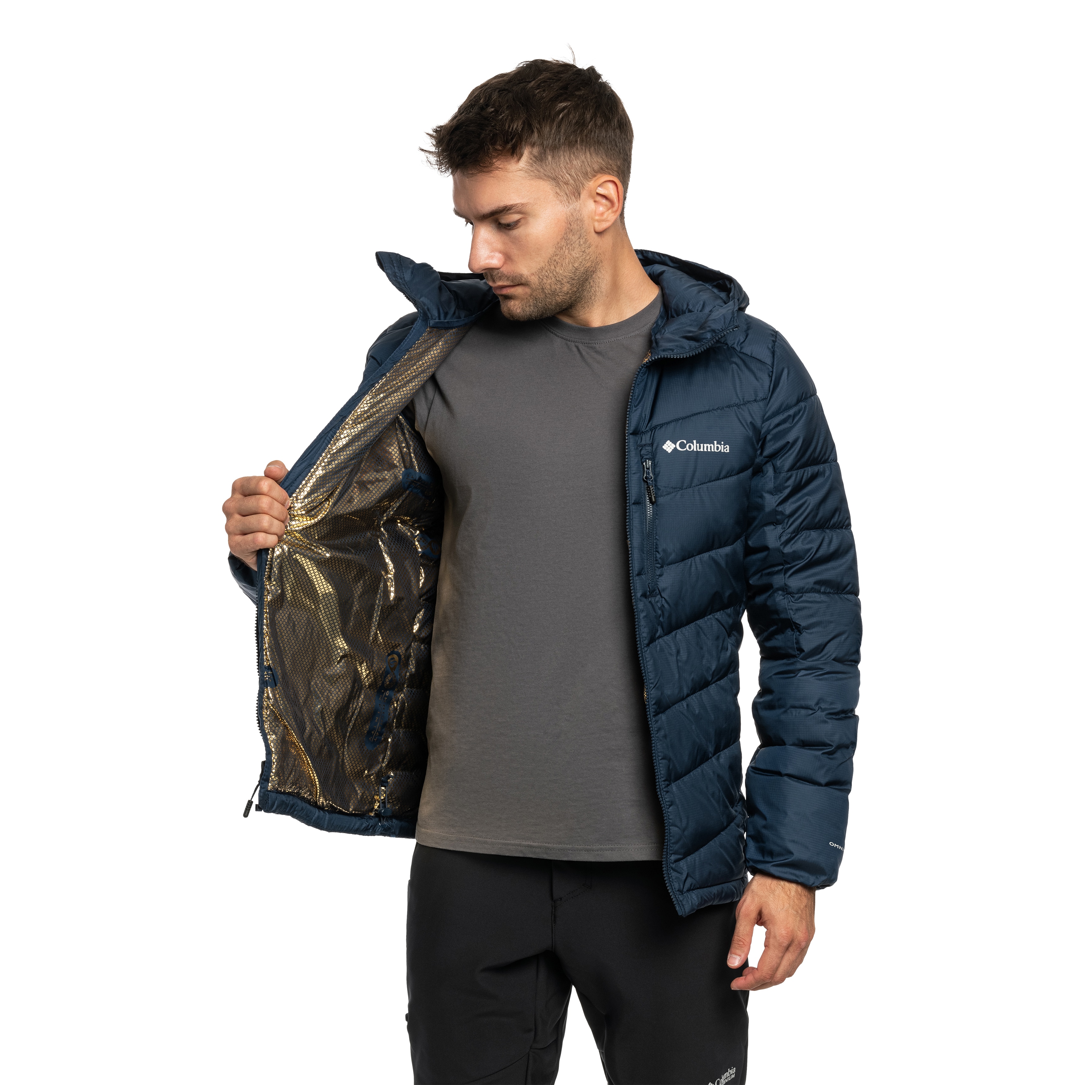 Kurtka Columbia Labyrinth Loop II Insulated Hooded - Collegiate Navy