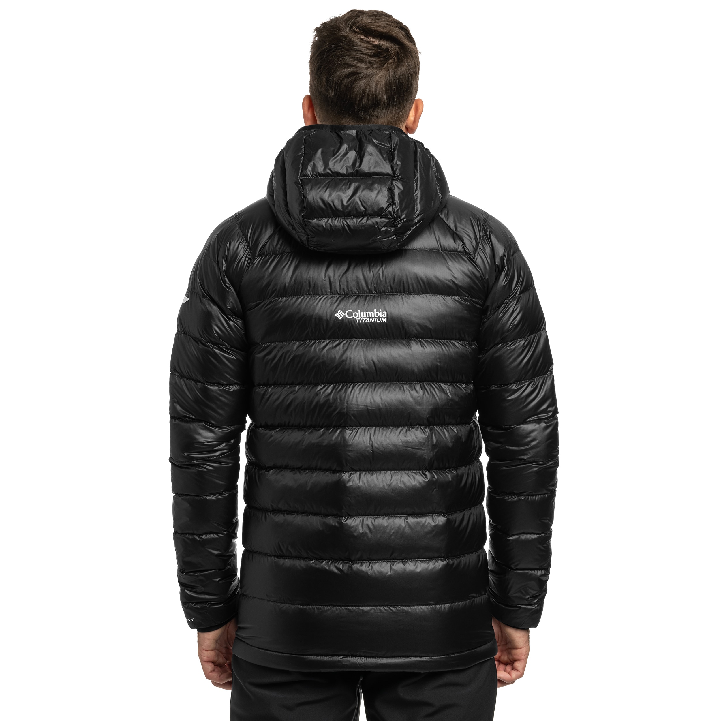 Kurtka Columbia Arctic Crest Down Hooded - Black