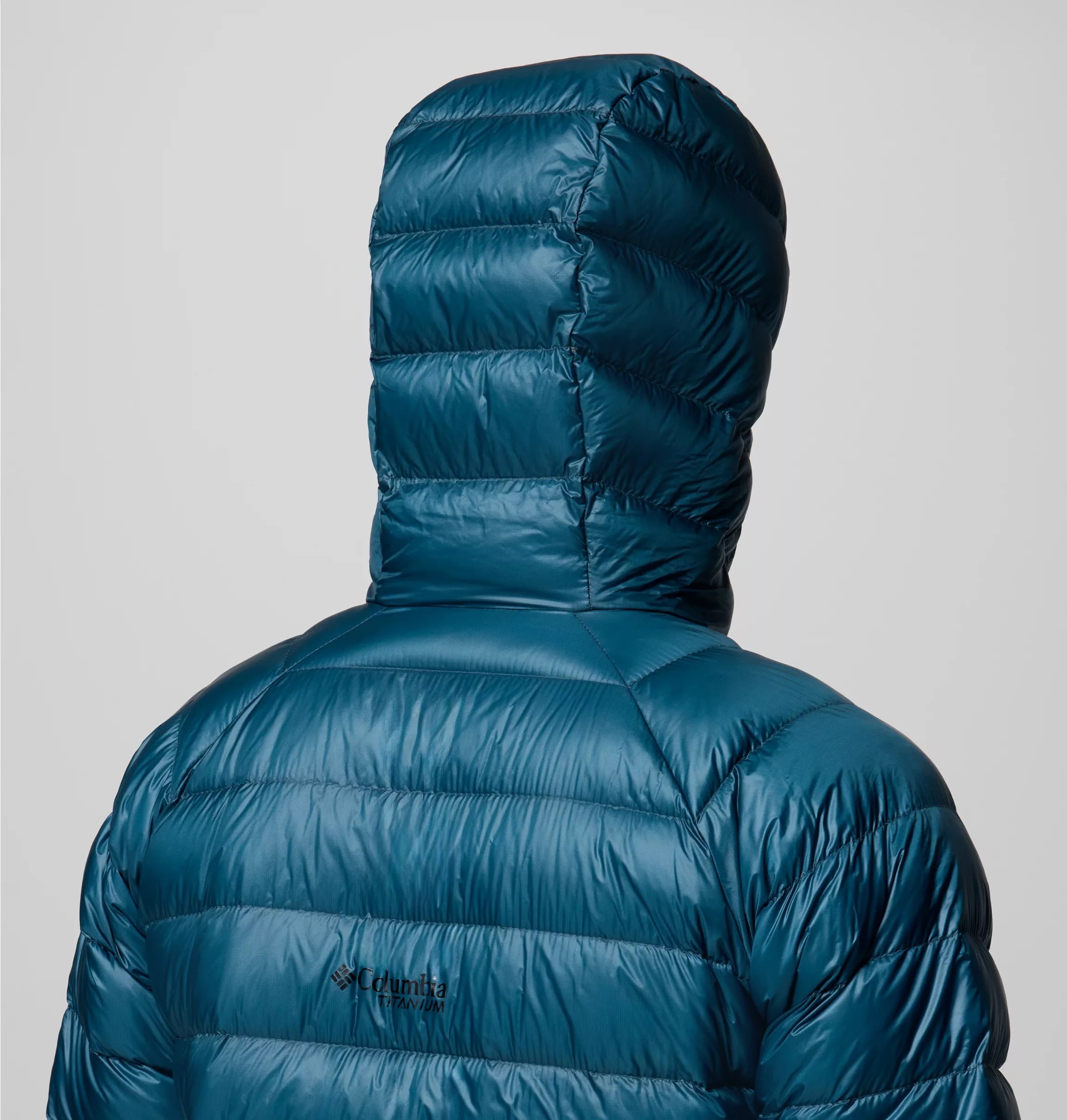 Kurtka Columbia Arctic Crest Down Hooded - Everblue