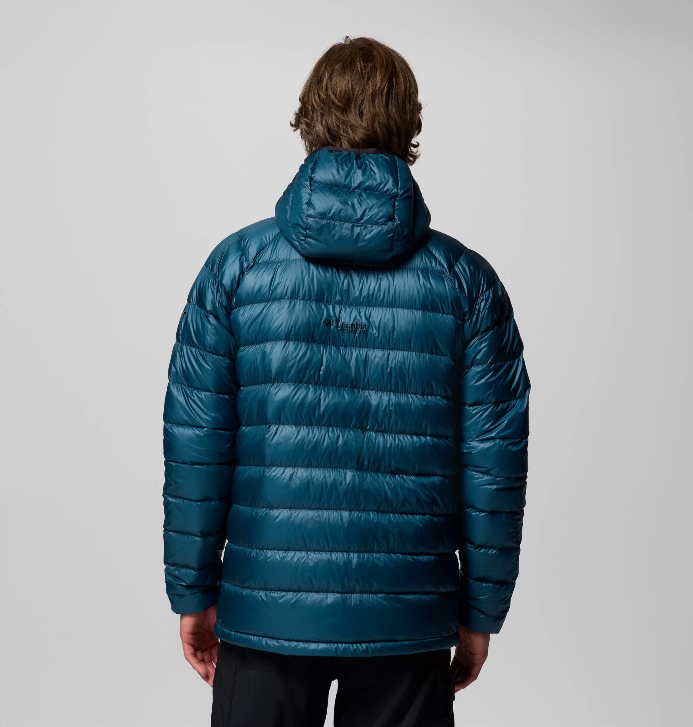 Kurtka Columbia Arctic Crest Down Hooded - Everblue