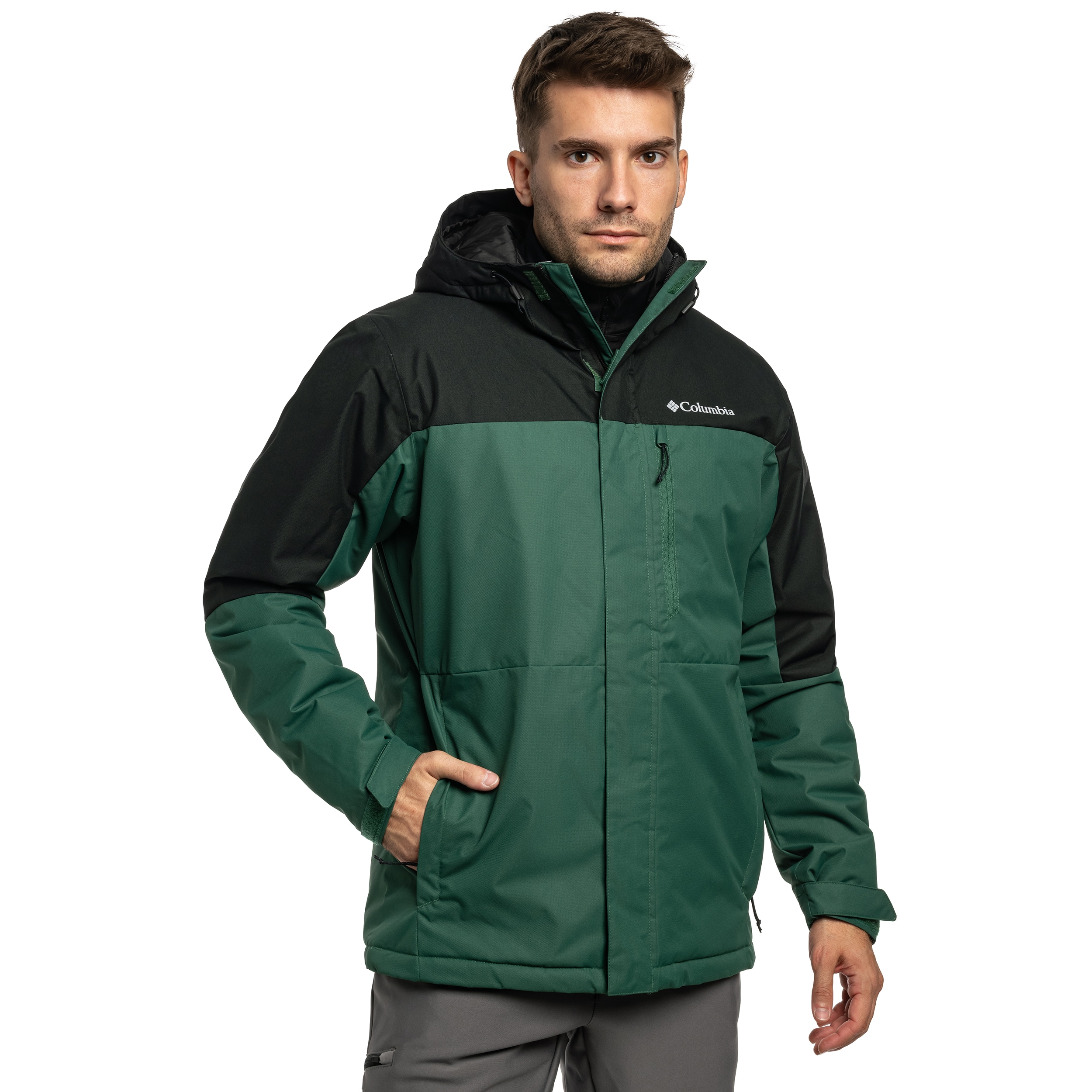 Куртка Columbia Hikebound II Insulated Waterproof Jacket - Rain Forest/Black