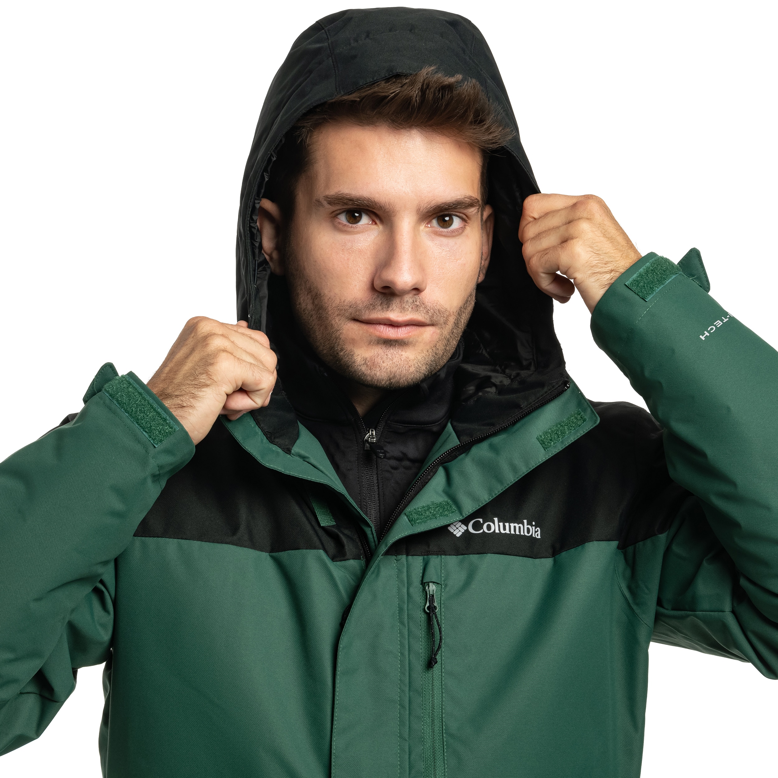 Куртка Columbia Hikebound II Insulated Waterproof Jacket - Rain Forest/Black