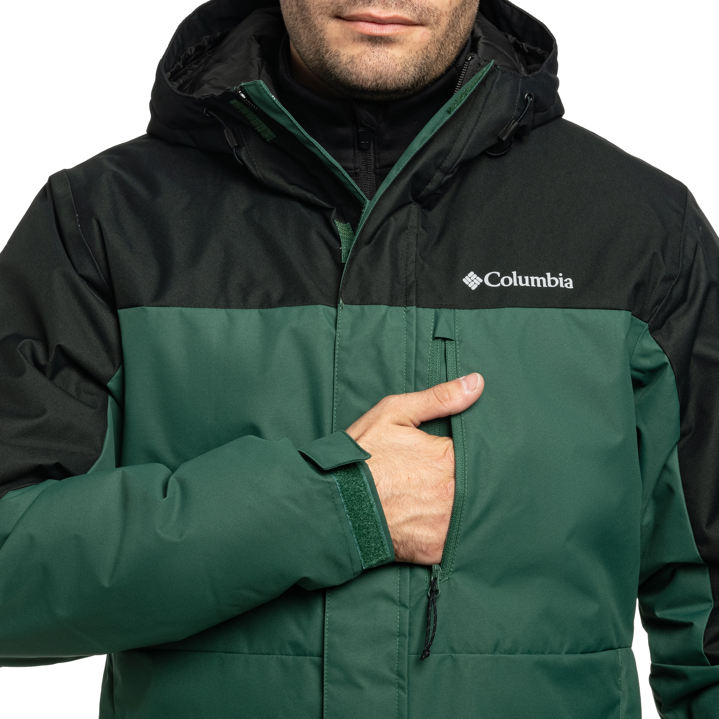 Куртка Columbia Hikebound II Insulated Waterproof Jacket - Rain Forest/Black