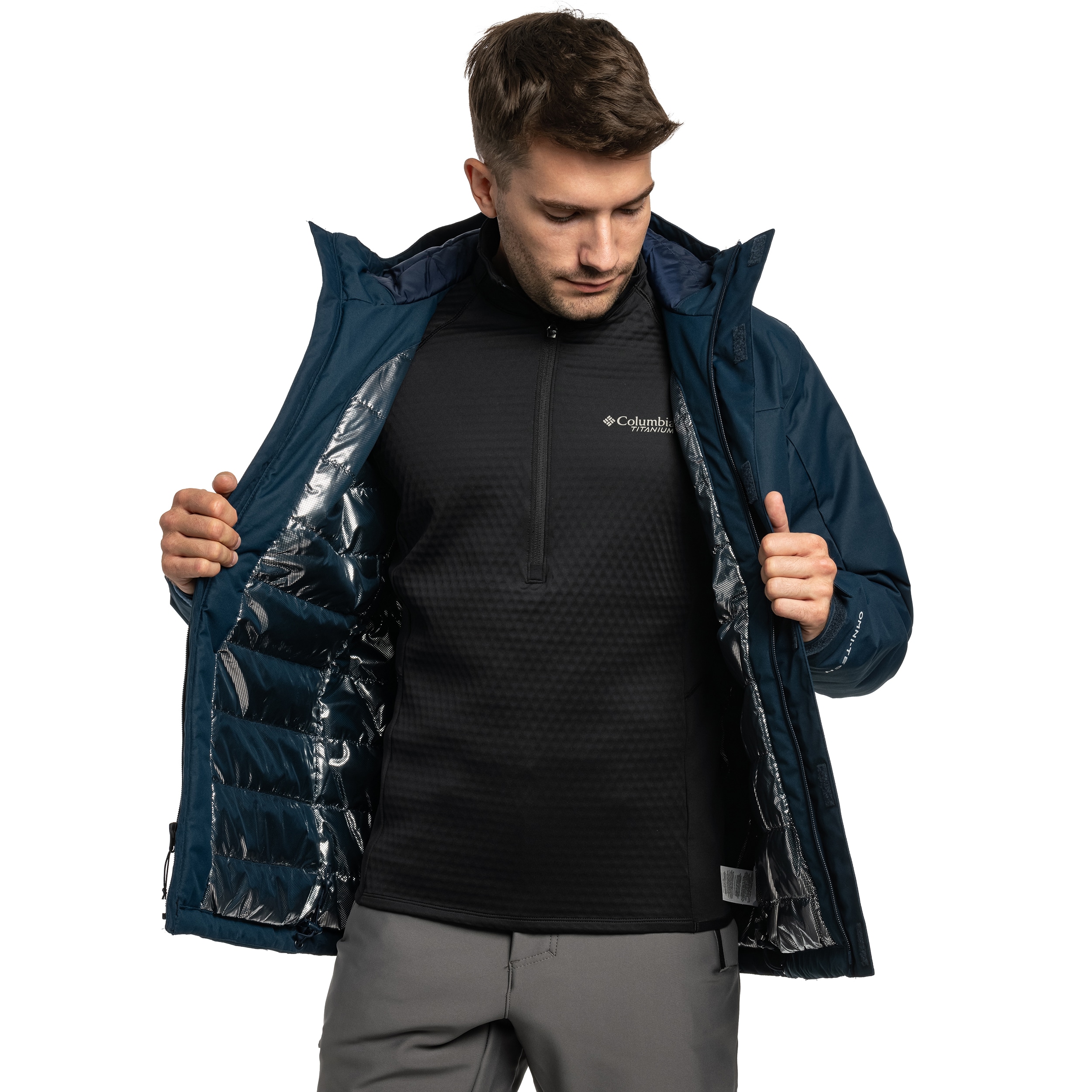 Kurtka Columbia Hikebound II Insulated Waterproof Jacket - Collegiate Navy