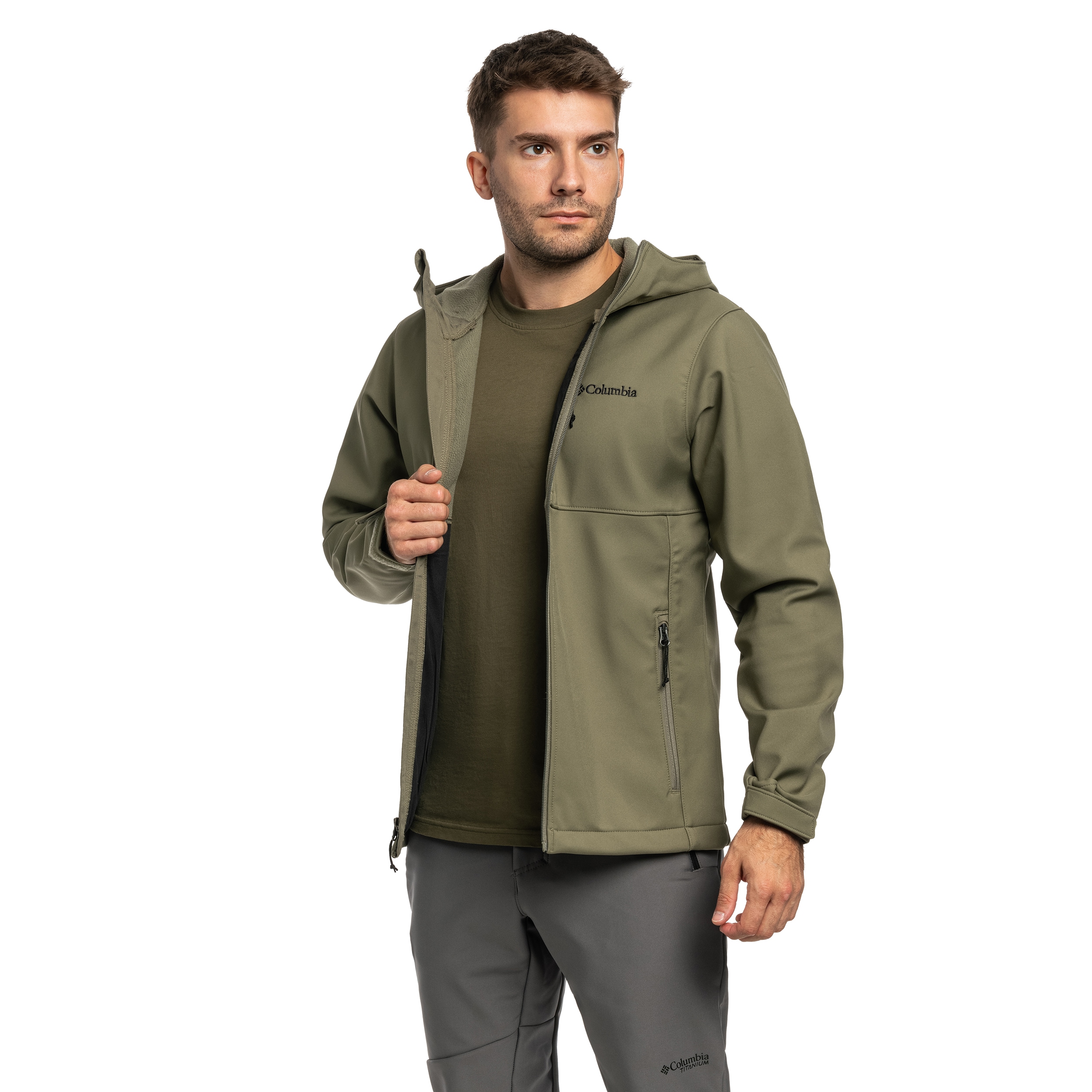 Kurtka Columbia Ascender II Softshell - Stone Green