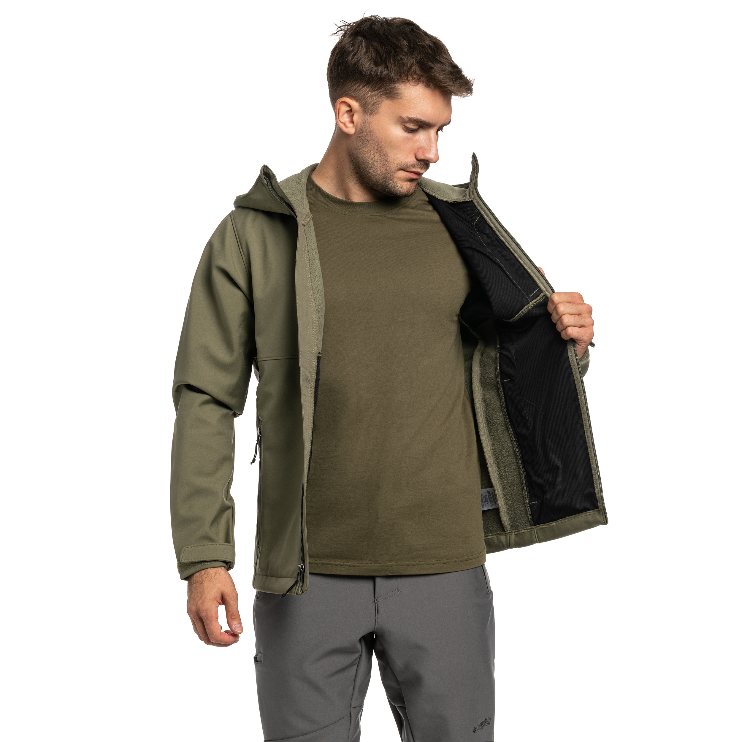 Kurtka Columbia Ascender II Softshell - Stone Green