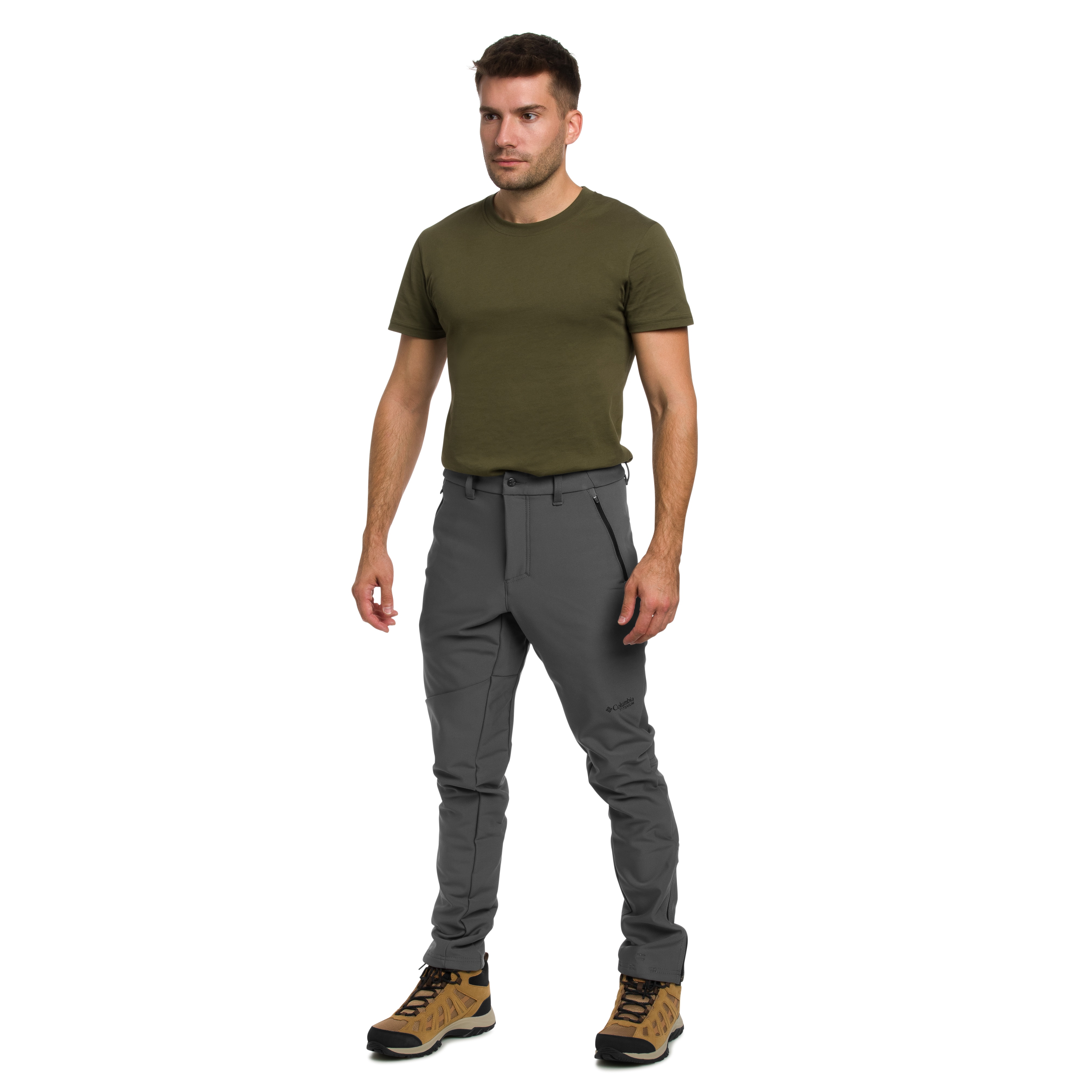 Spodnie Columbia Vast Canyon Softshell - City Grey