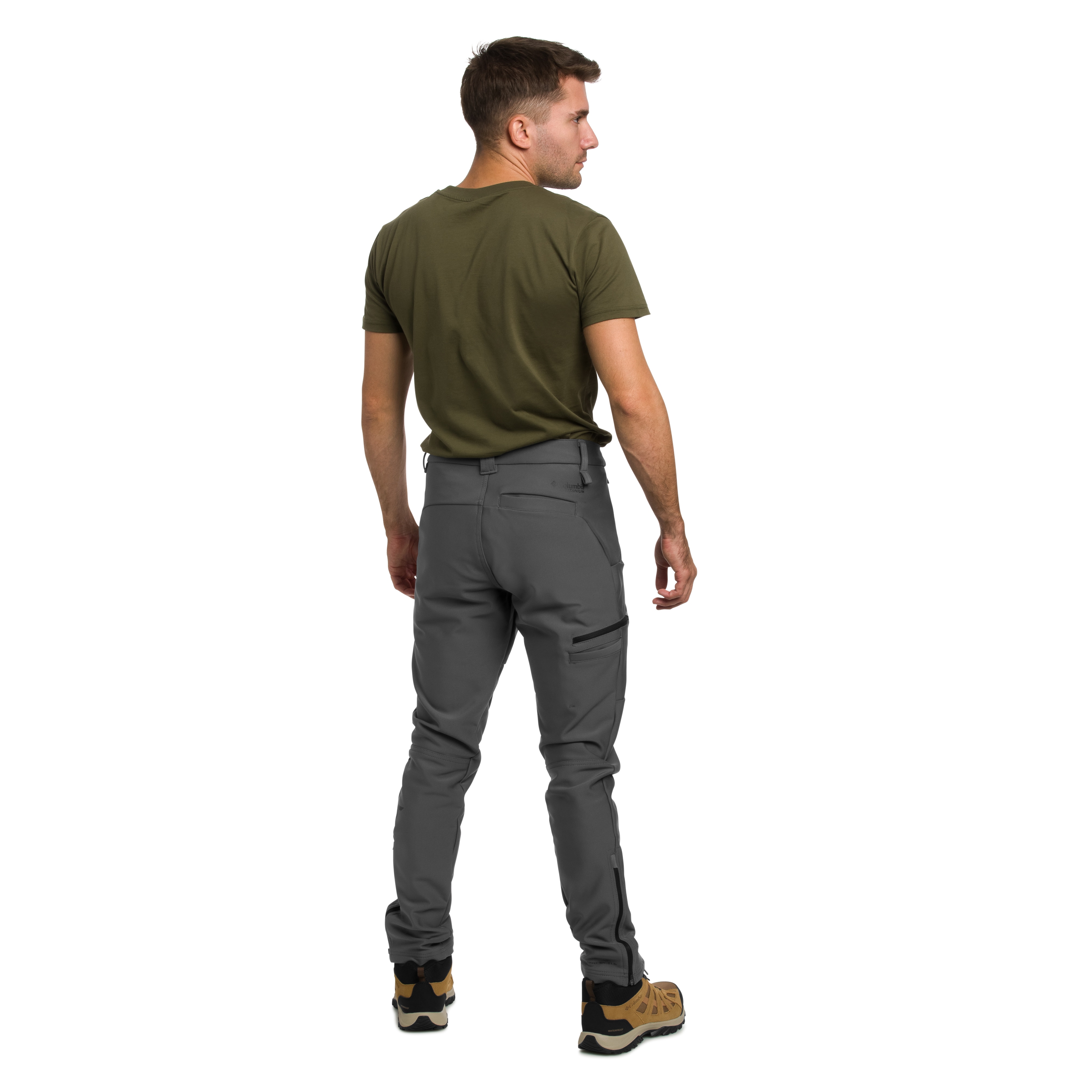 Spodnie Columbia Vast Canyon Softshell - City Grey