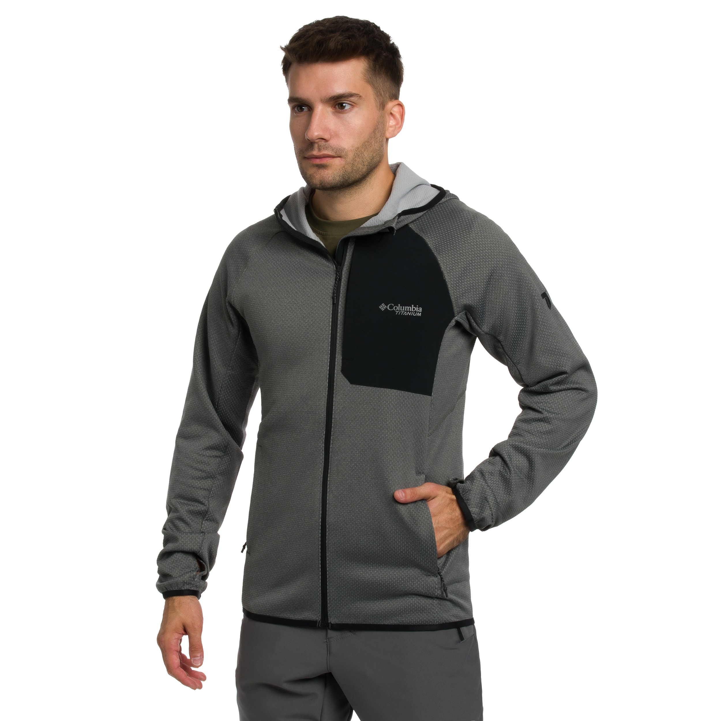 Bluza Columbia Triple Canyon II Hooded - City Grey/Black