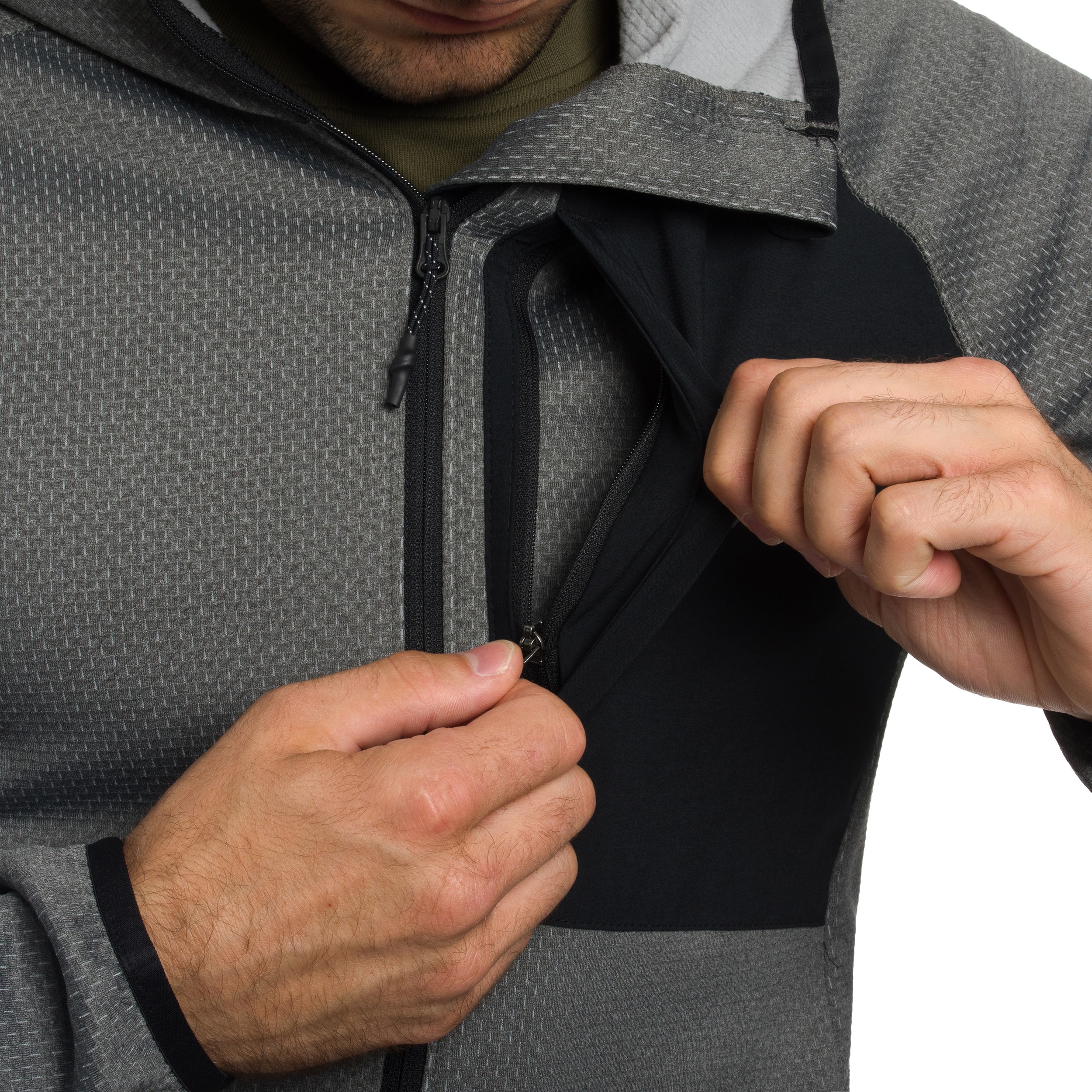 Bluza Columbia Triple Canyon II Hooded - City Grey/Black